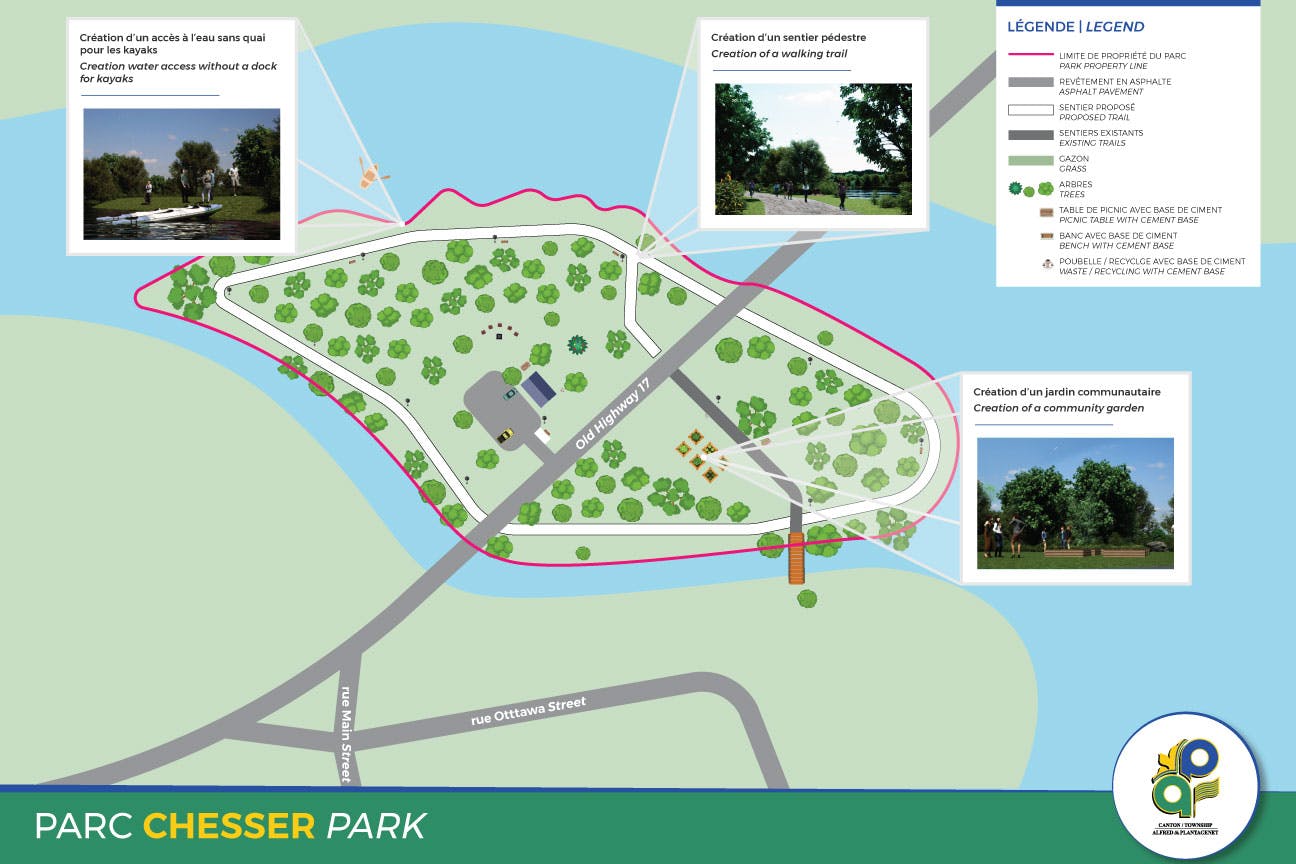 Chesser Park Map