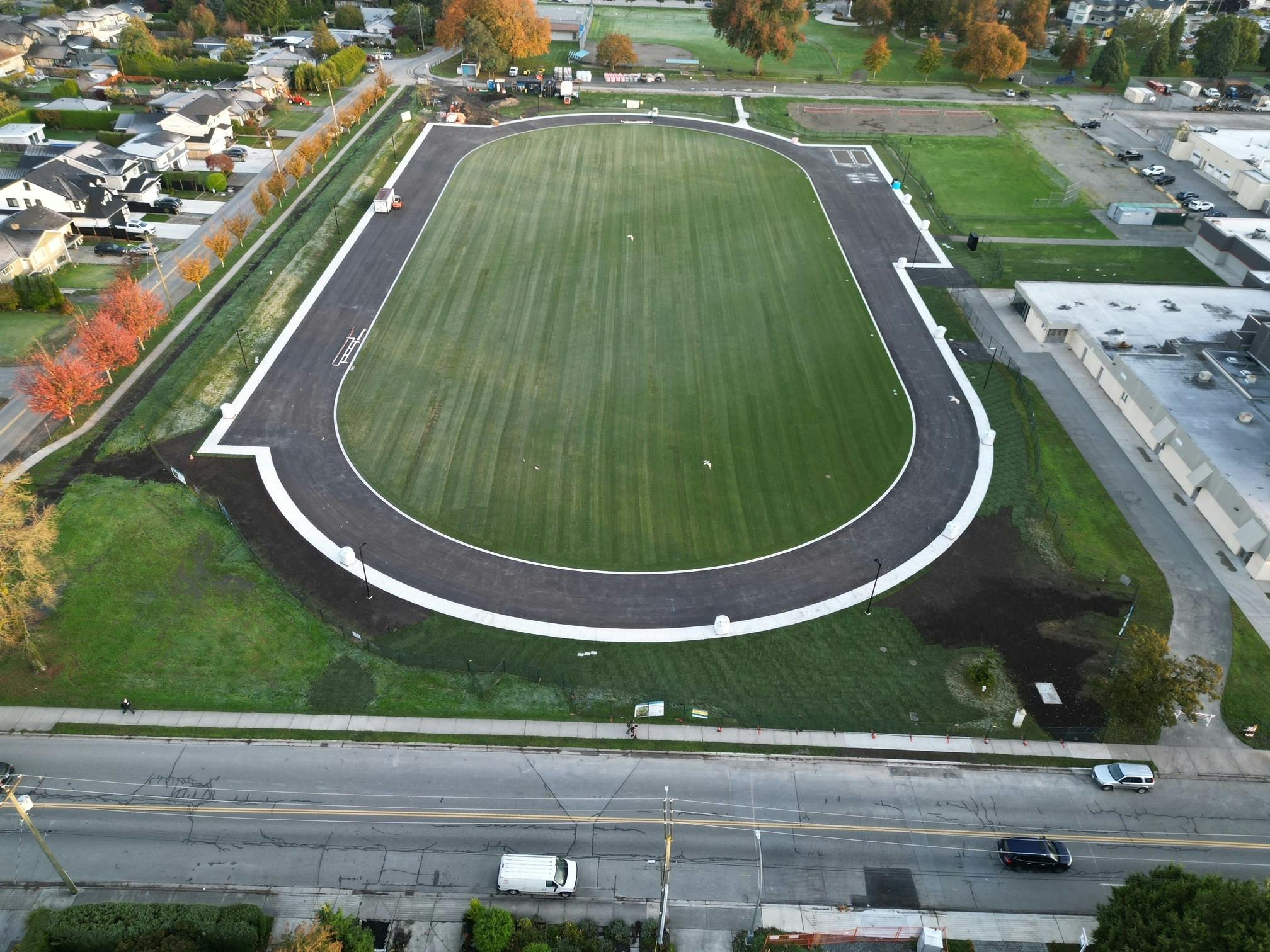 Delta Secondary School Track and Field October 24 2024 (Drone 5)