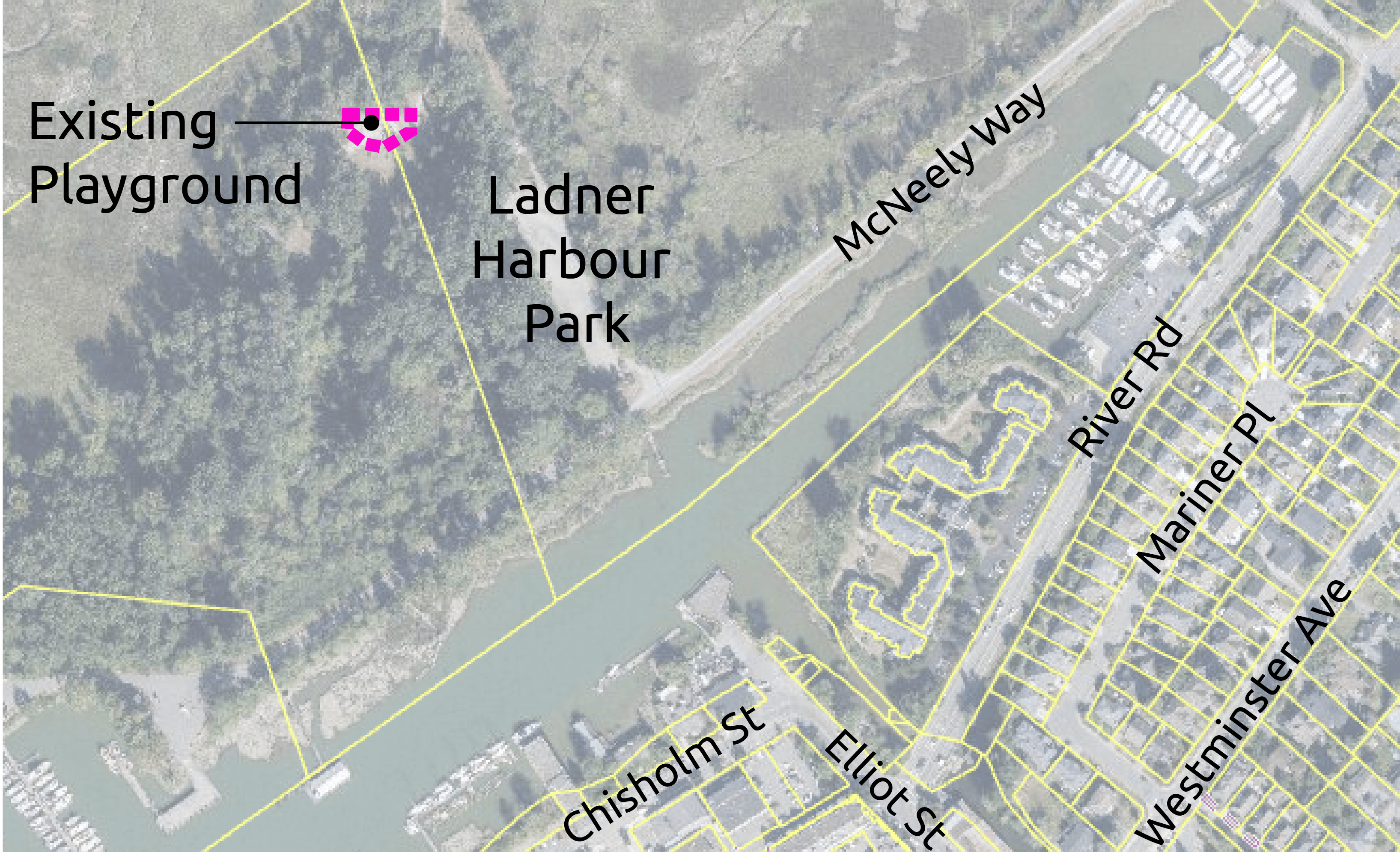 Ladner Harbour Park Site Map.png