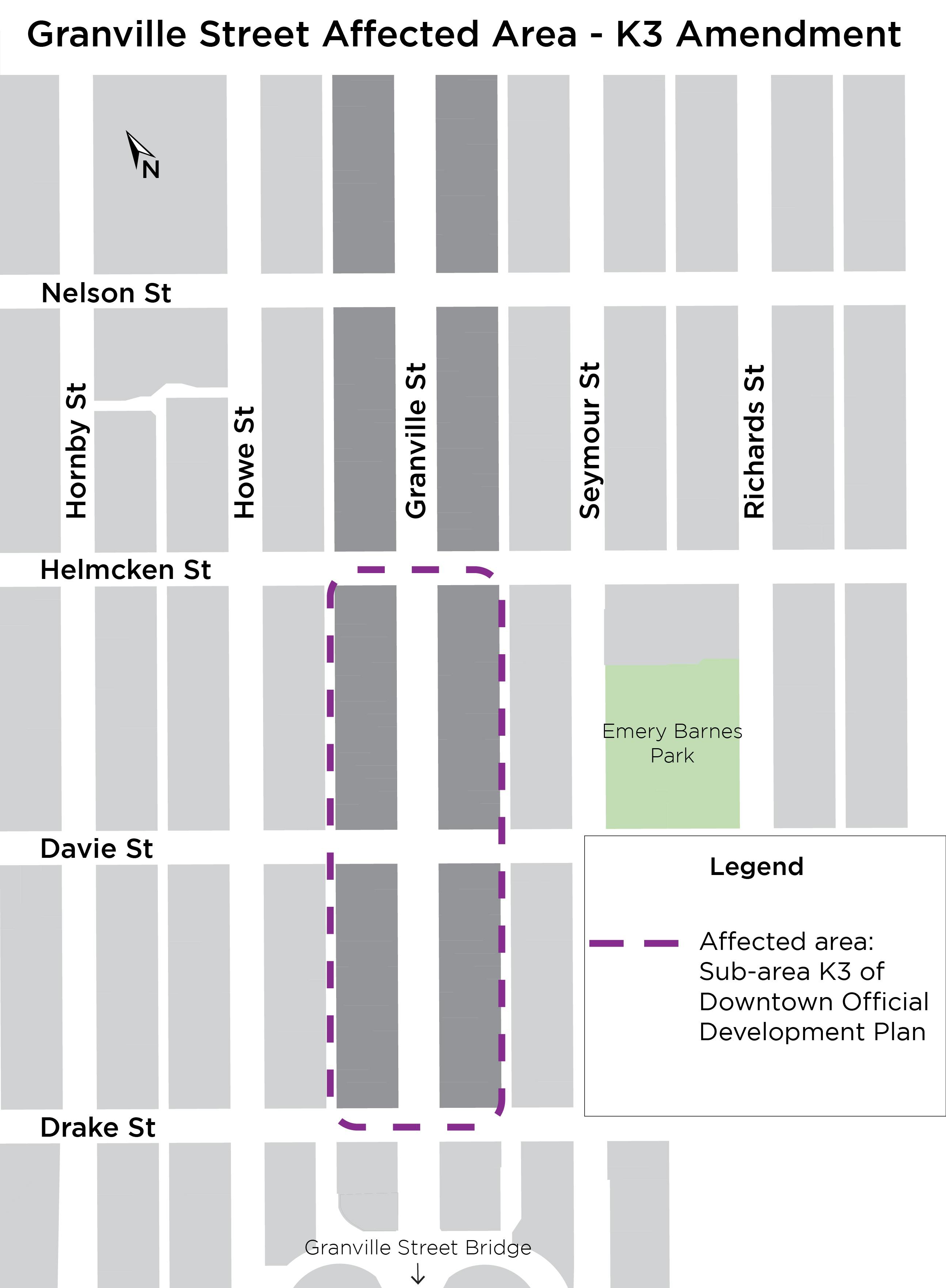 Granville Street K3 Affected Area 