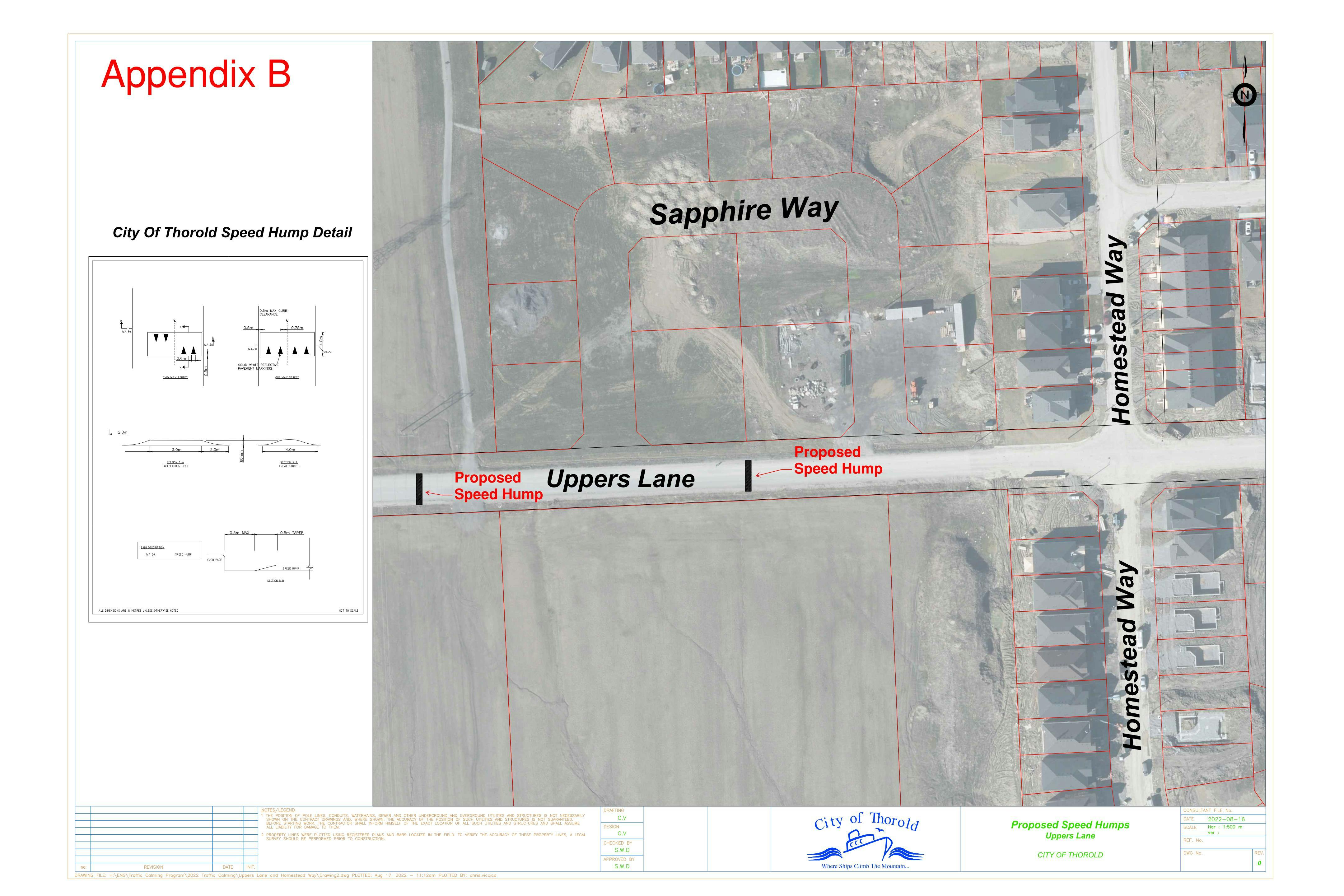 Proposed Speed Hump Location