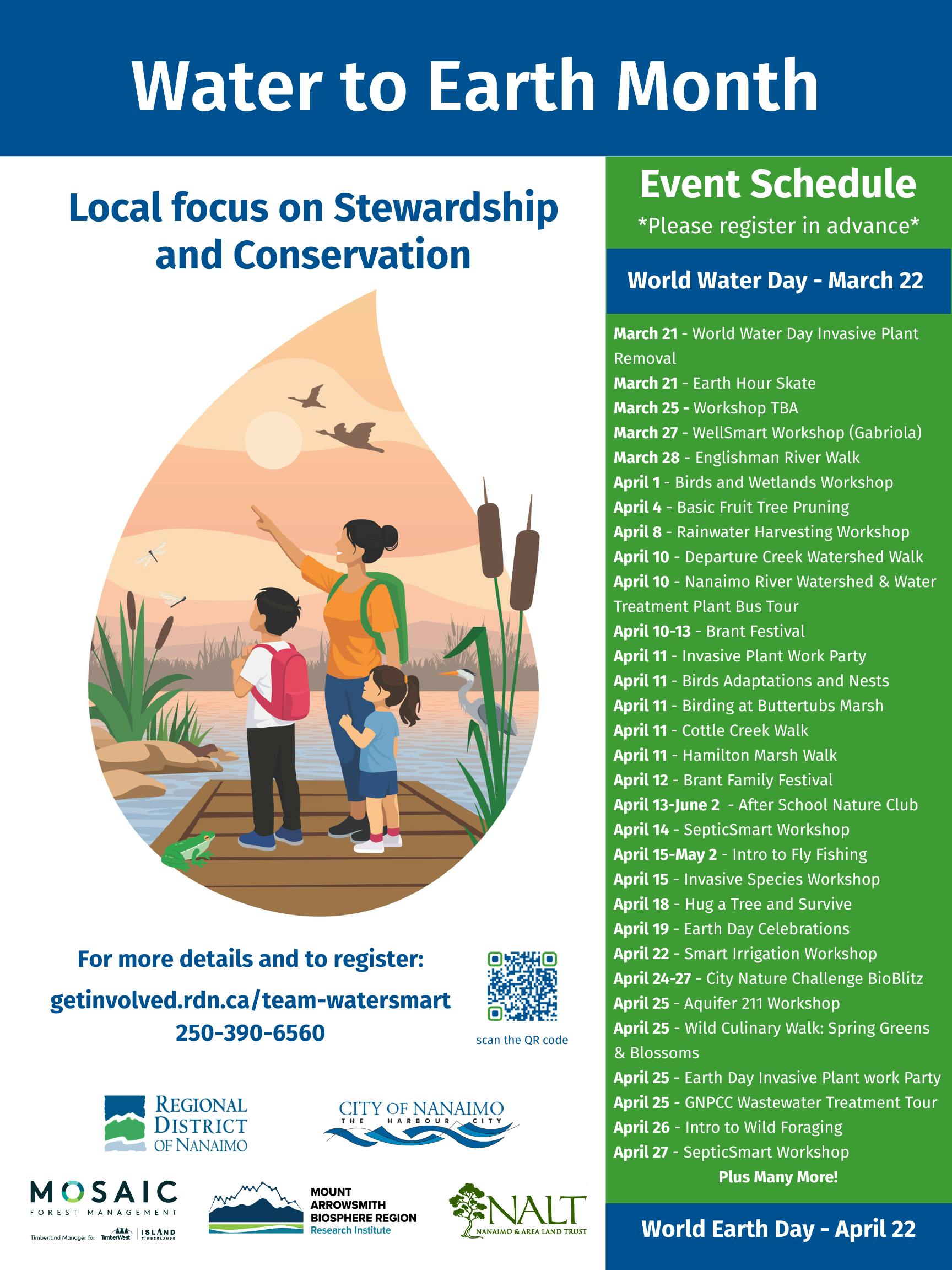 Water to Earth Month Poster 2026