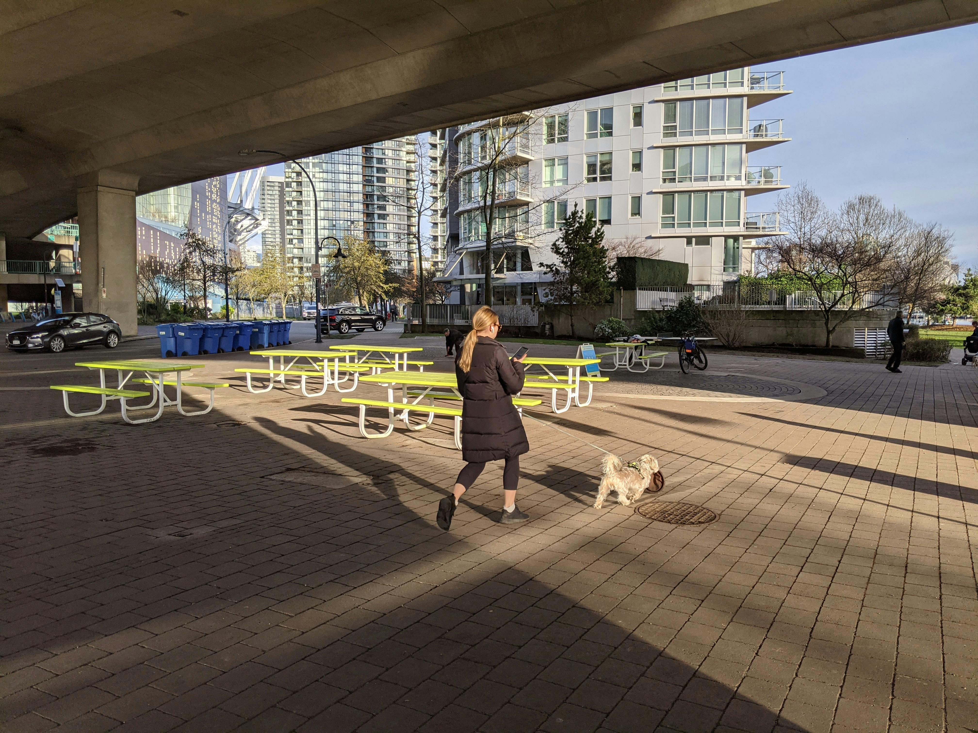 Cambie Bridge North Rain-Friendly Plaza