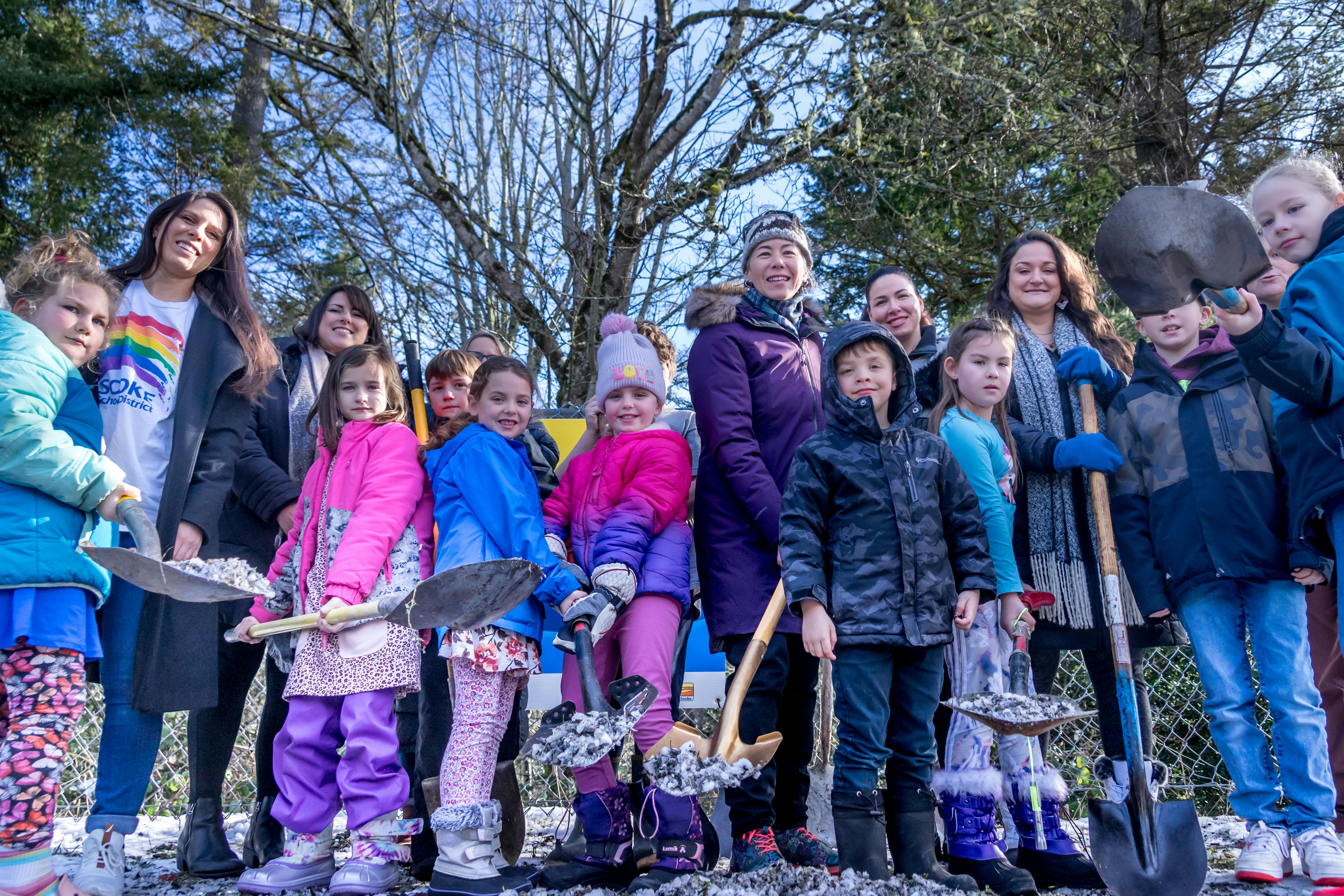 Children and SD 62 Partners Dig In on the Little River Ground Breaking Project.jpg