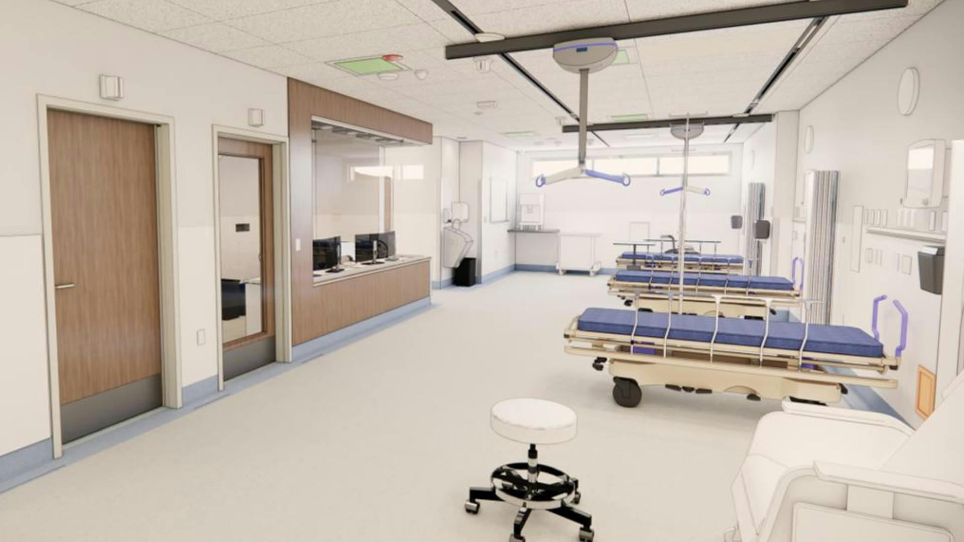 MRI suite rendering