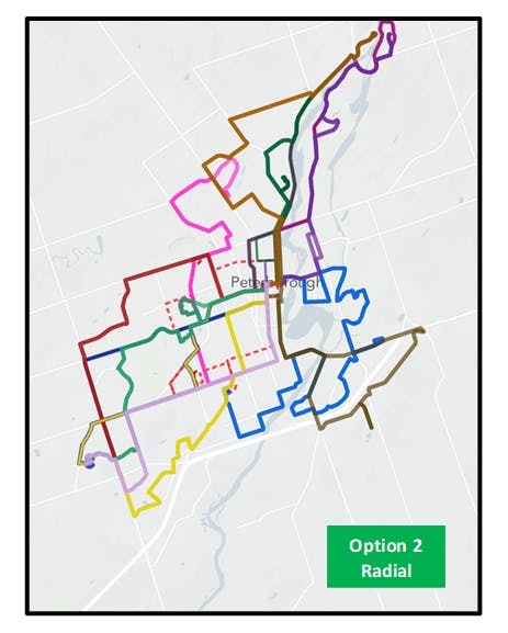 Route Network Option 2 map