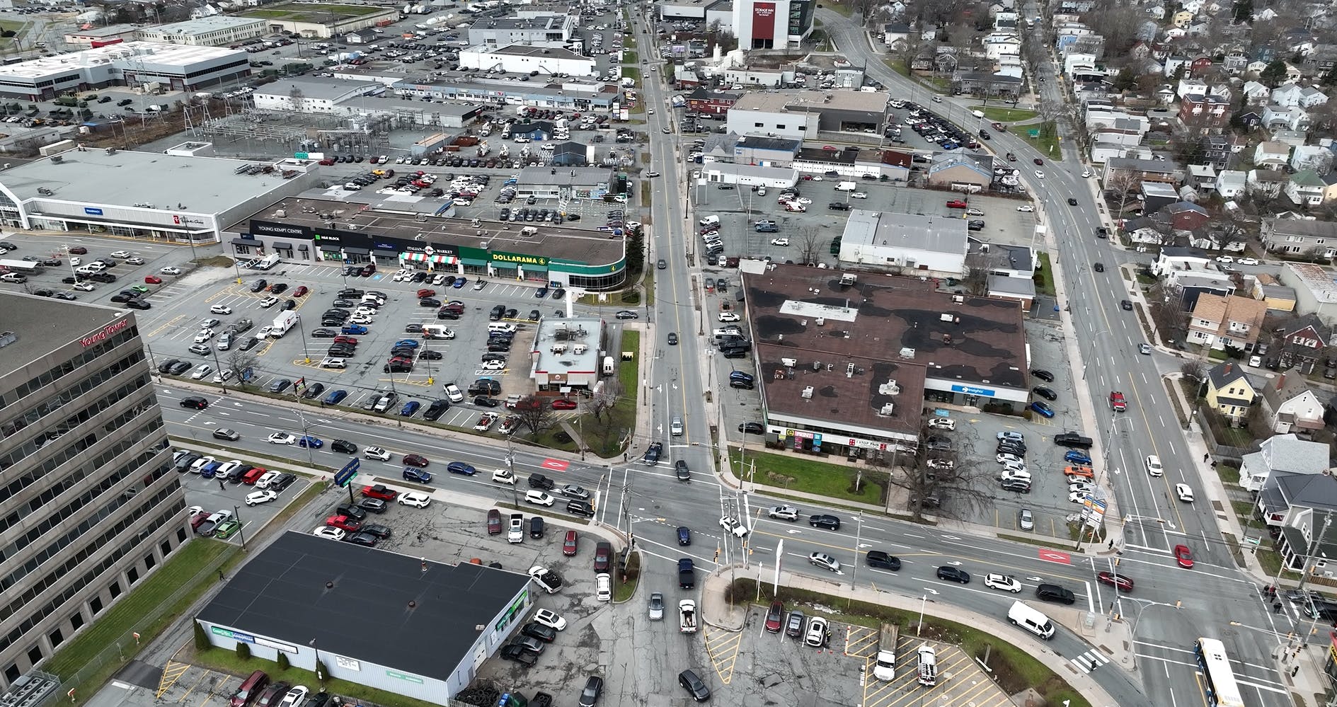 Young-Kempt Intersection Facing North.PNG