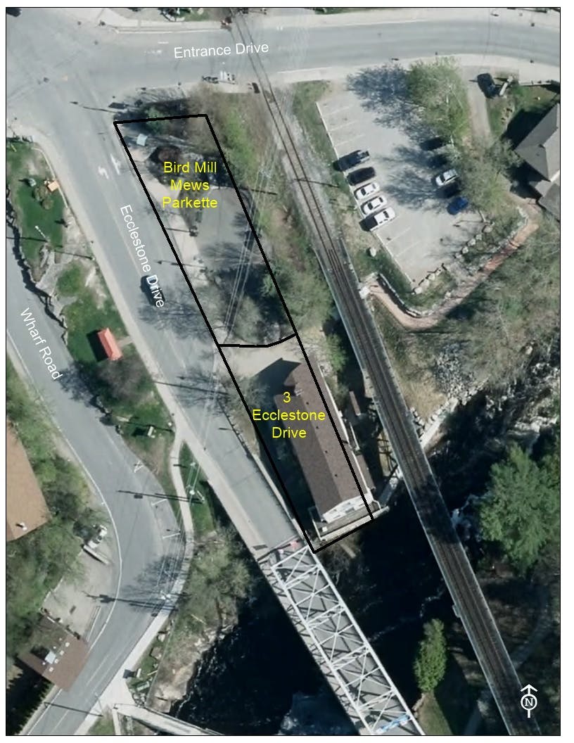 Aerial View of 3 Ecclestone Drive