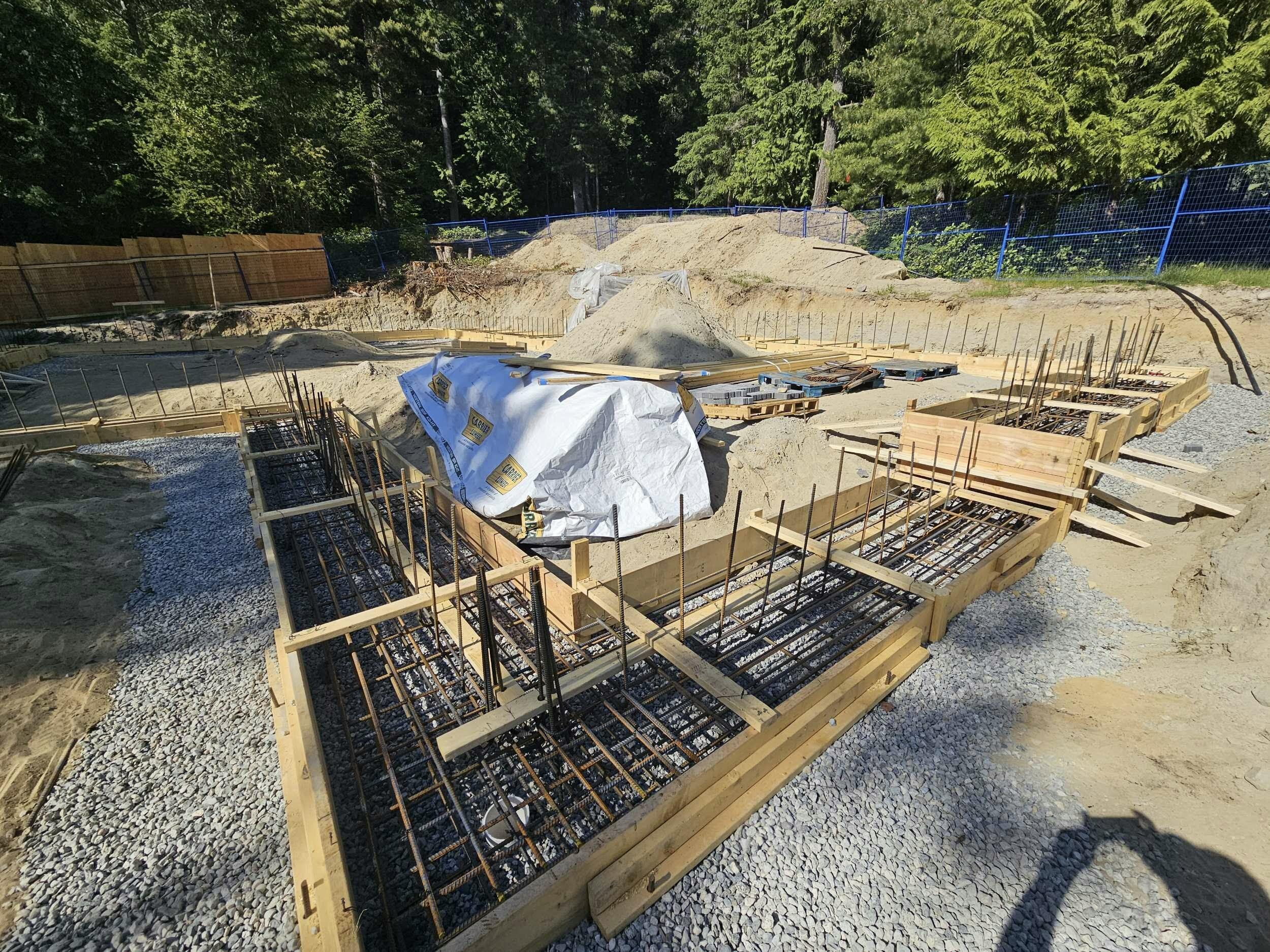 June - Footings Poured 