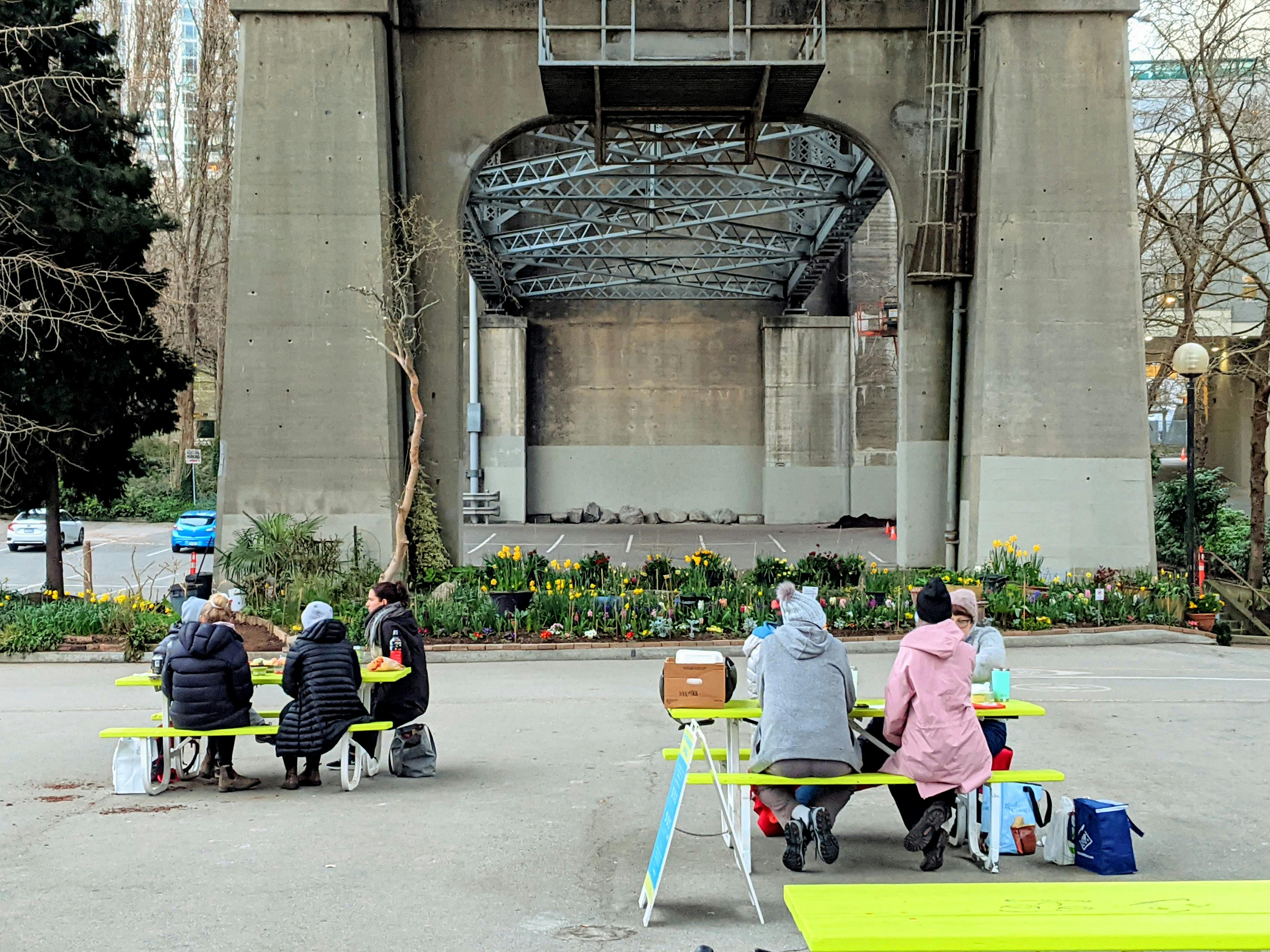 Burrard Bridge North Rain-Friendly Plaza
