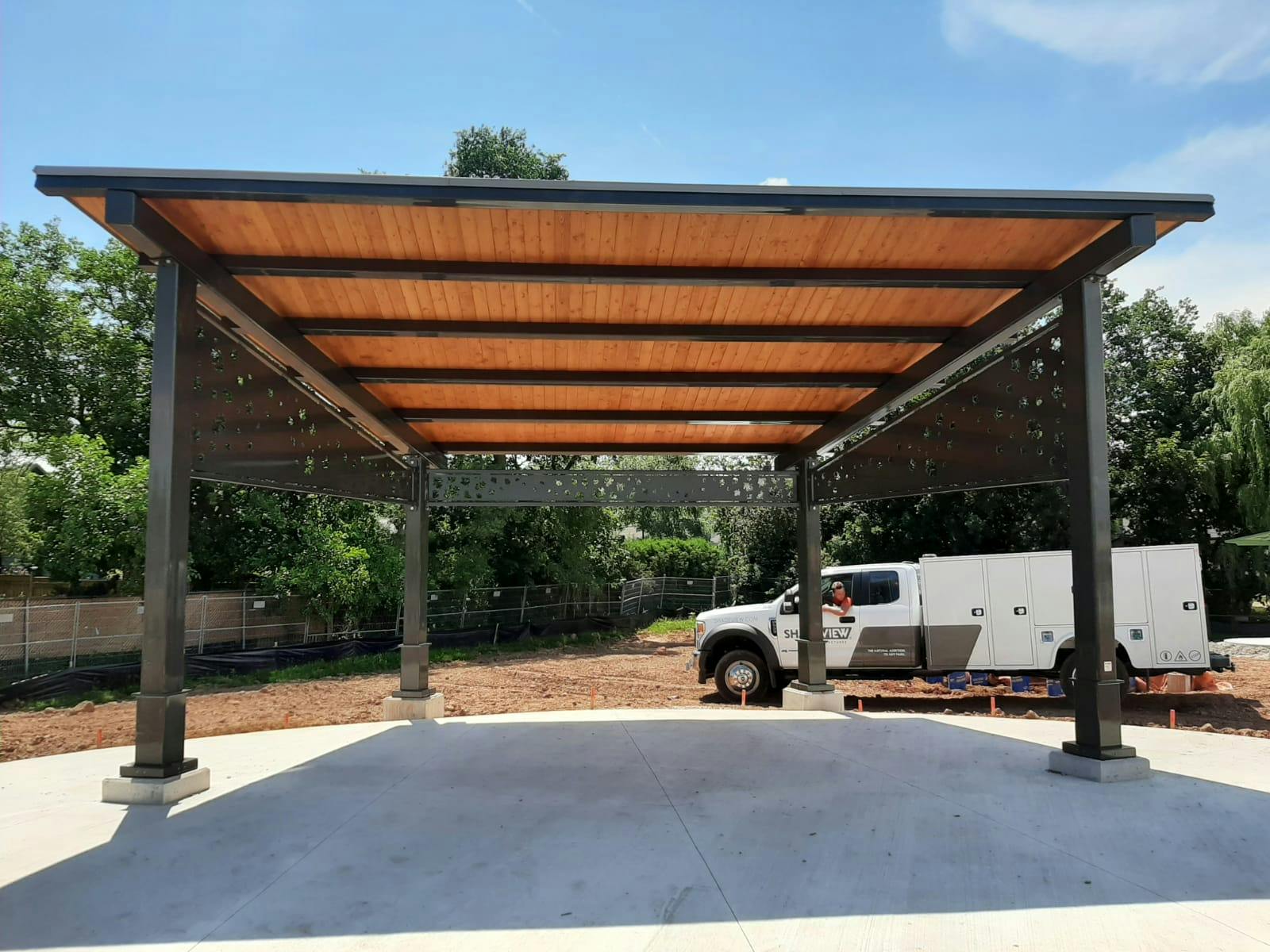 Outdoor Learning Area Shade Structure