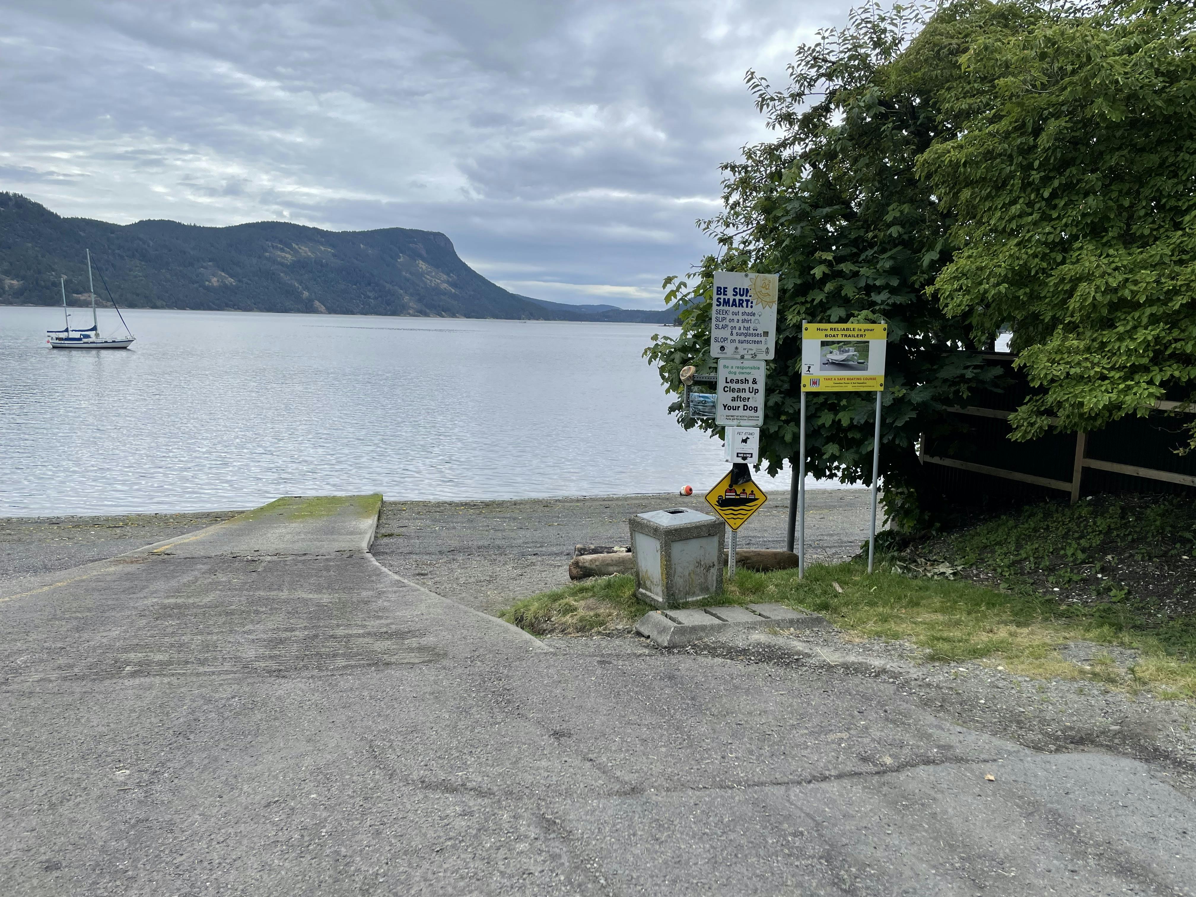 Neighbouring public boat launch