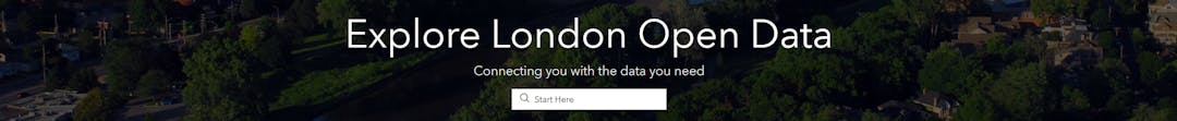 London Open Data Online Portal Homepage