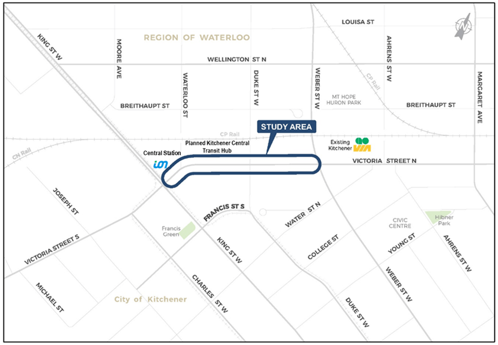 VIctoria Street Modifications Study Area