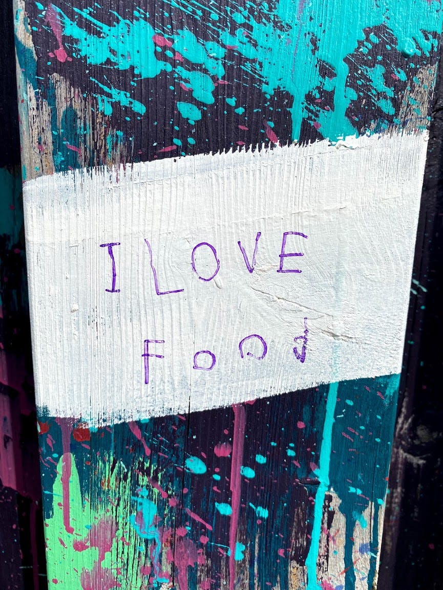 I love food