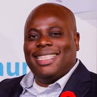 Team member, John Ariyo