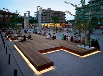 Public square seating