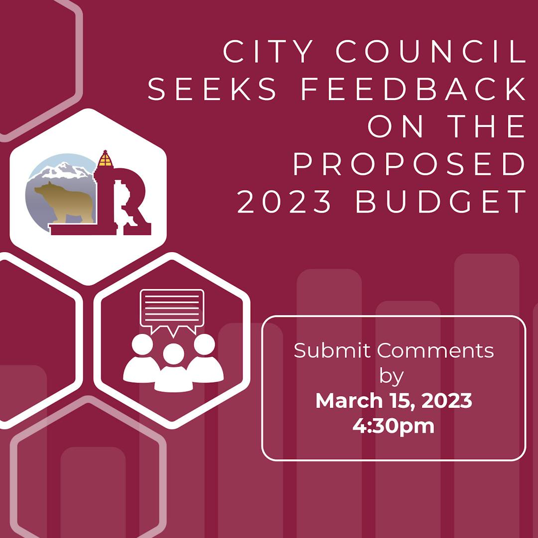 Your Guide to Budget 2023 - City Council Seeks Your Feedback on the Proposed Budget 2023