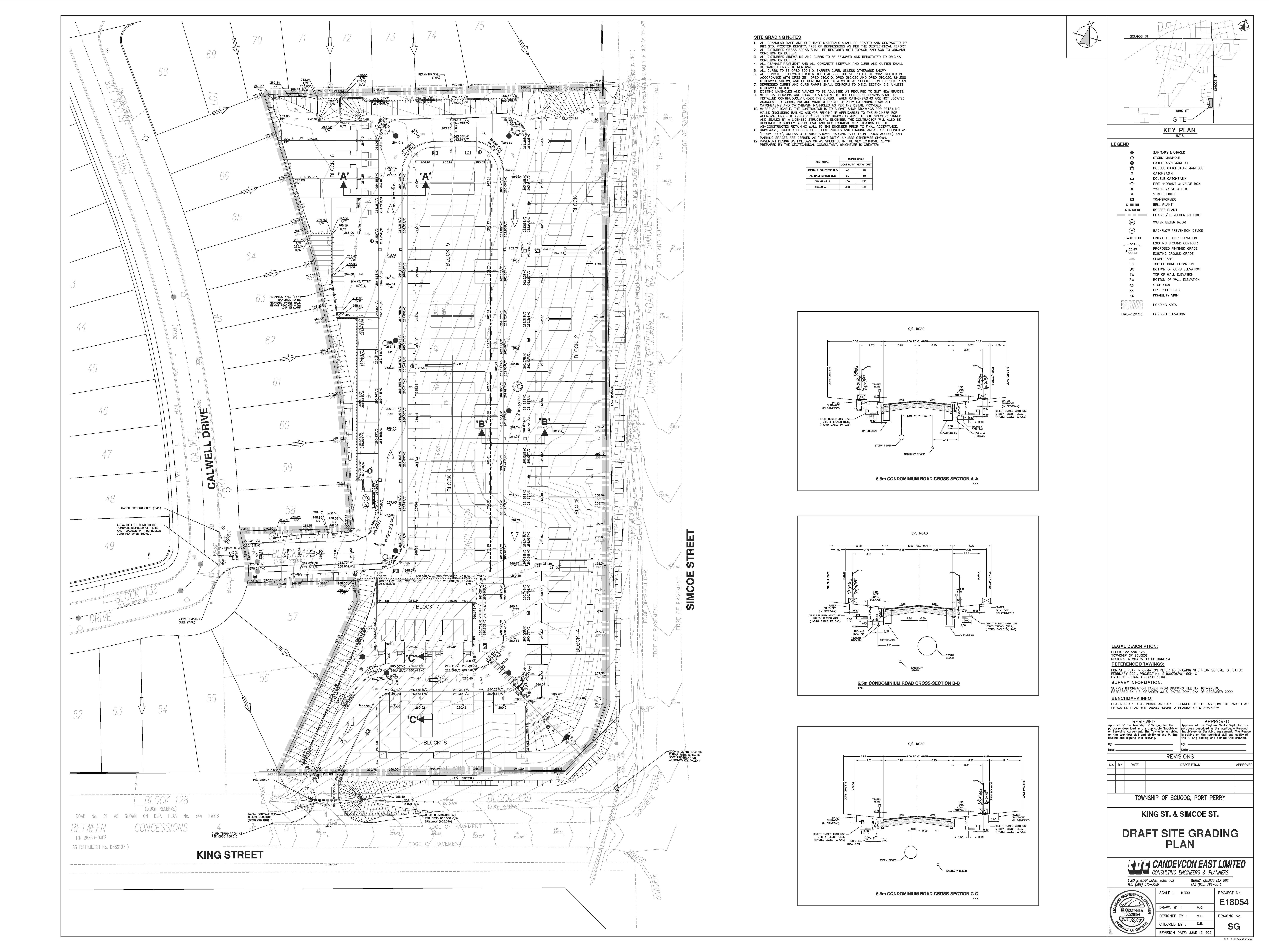 Proposed Site Grading Plan