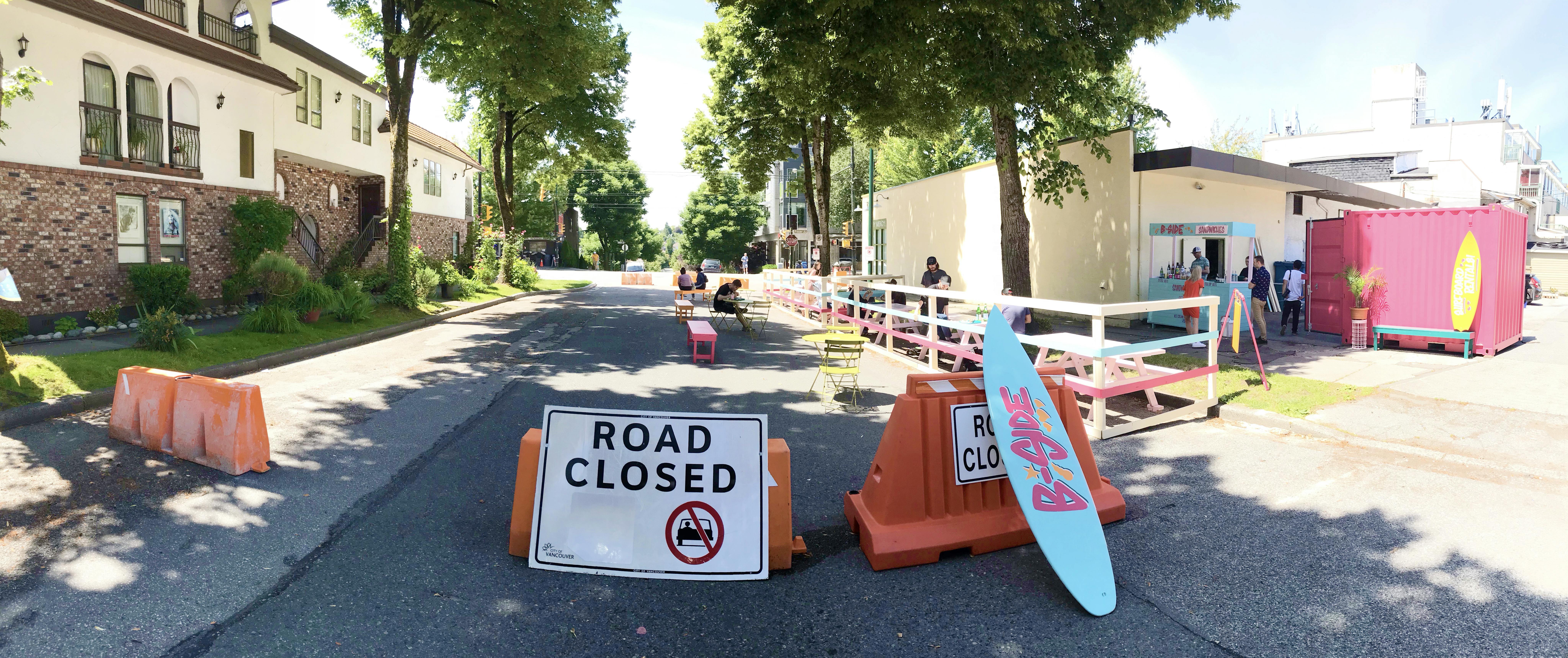 27th & Fraser Pop-up Plaza