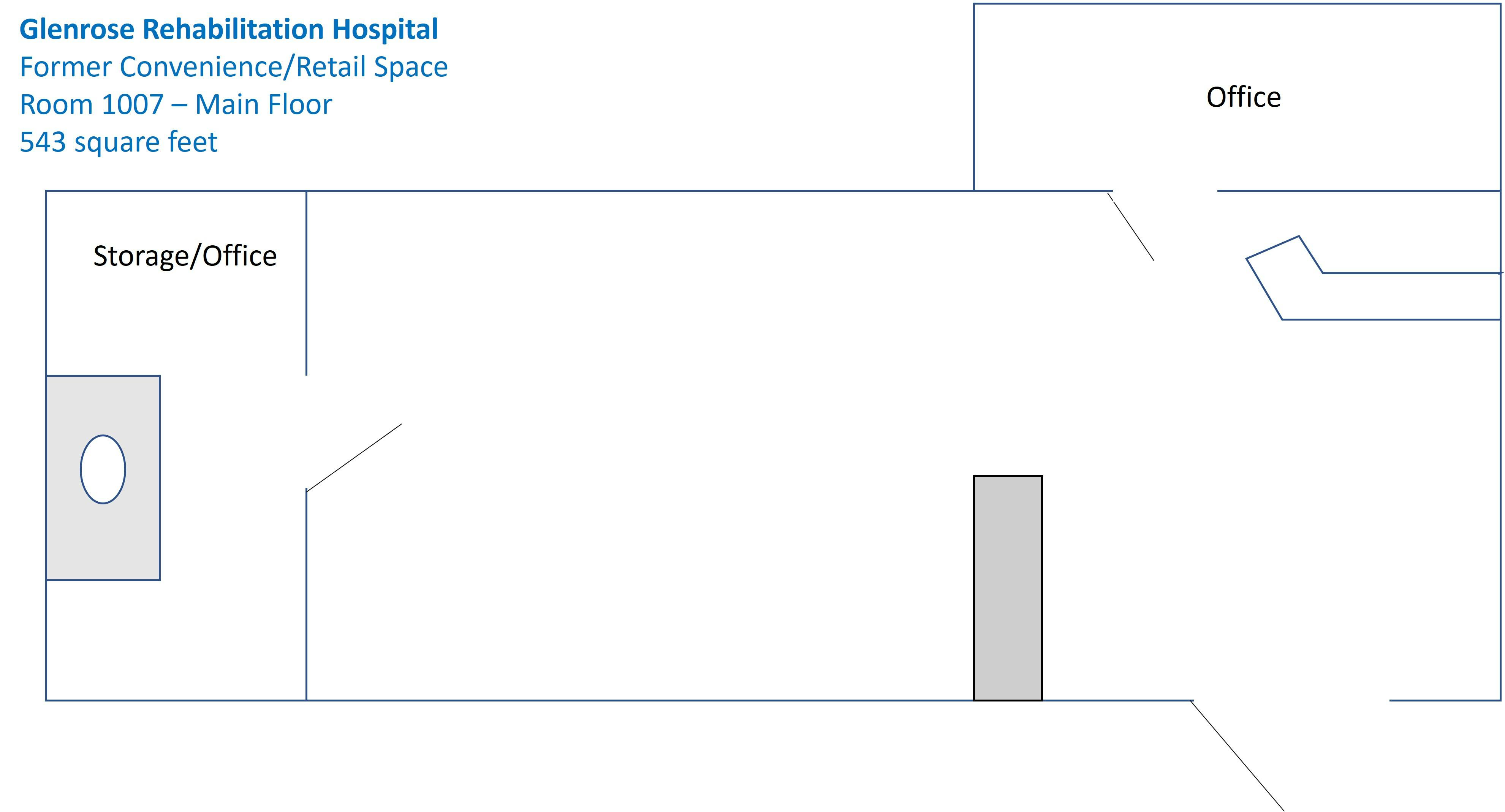 Glenrose Retail Space - Floorplan