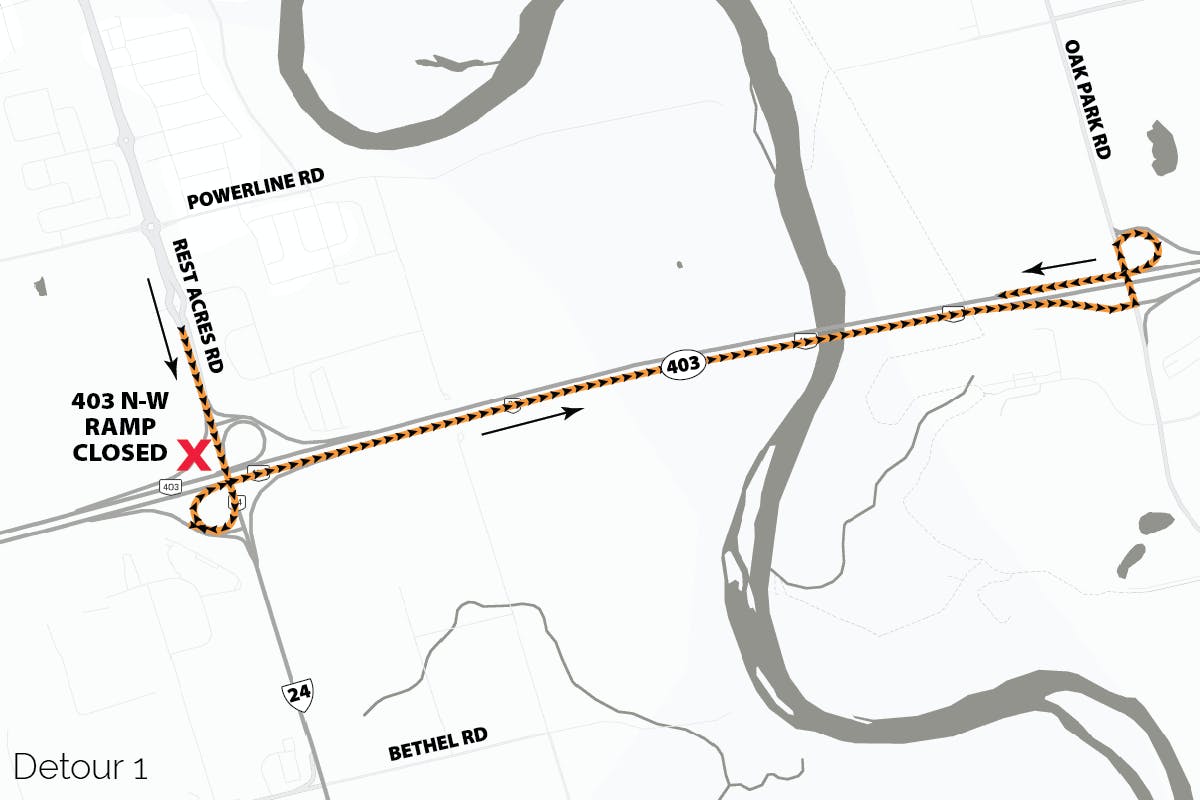 MTO Ramp Closure - Detour 1 N-W Ramp.png