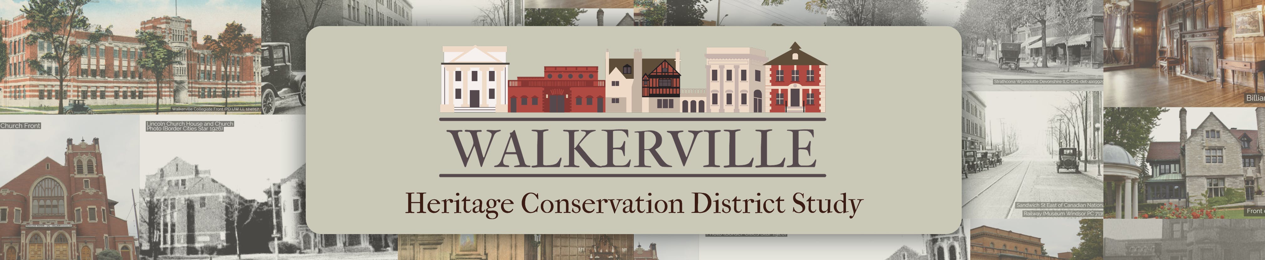 Walkerville Heritage Conservation District Study Logo Banner