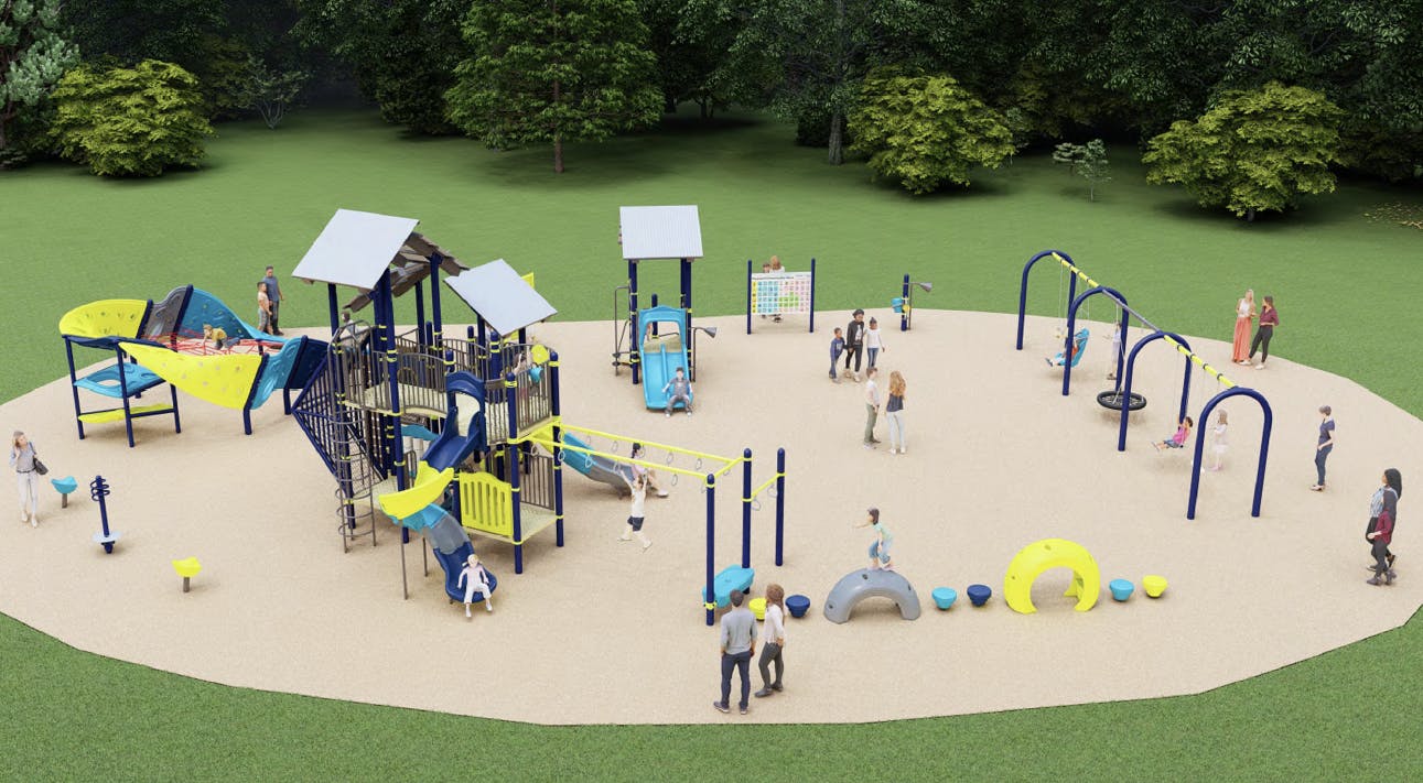 Woodland Labyrinth Park Playground - 1
