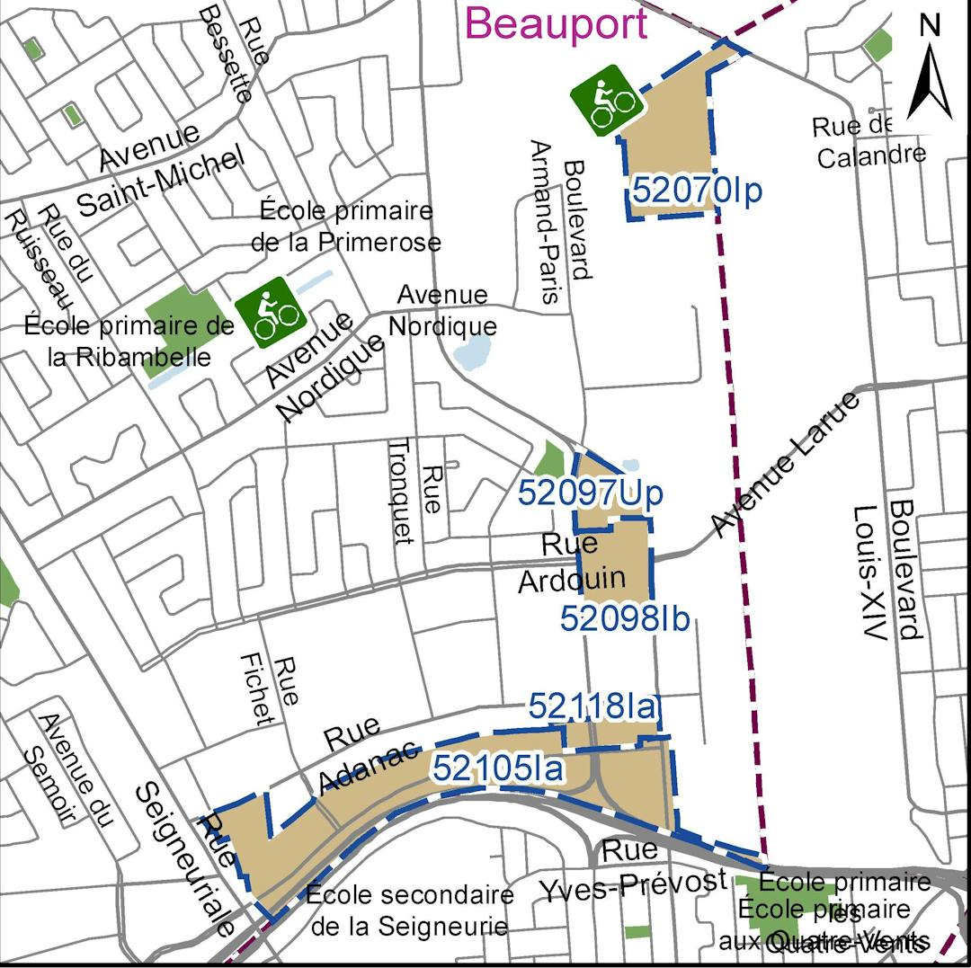 Carte de la zone concernée