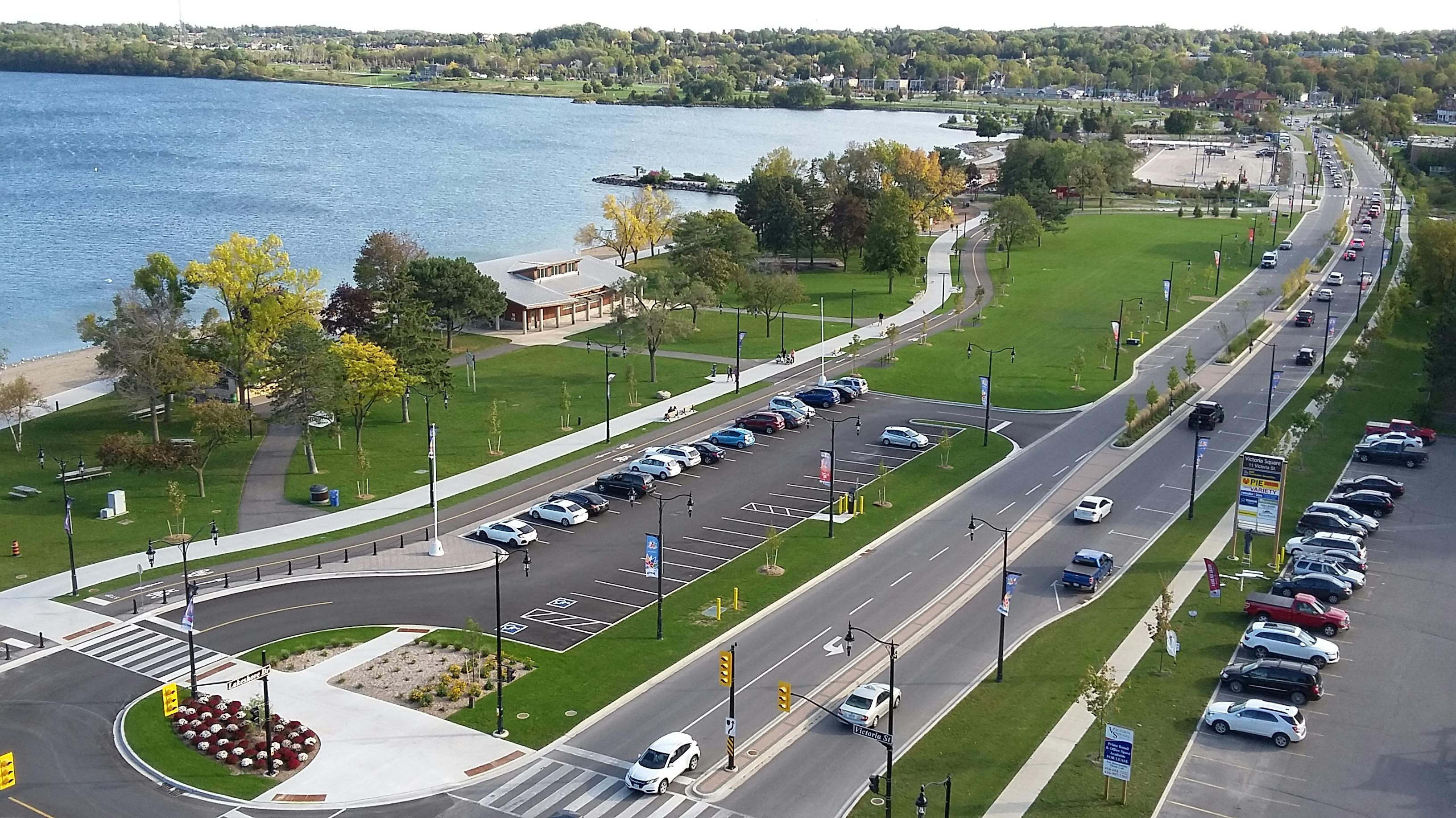 Central area: Centennial Park and Beach