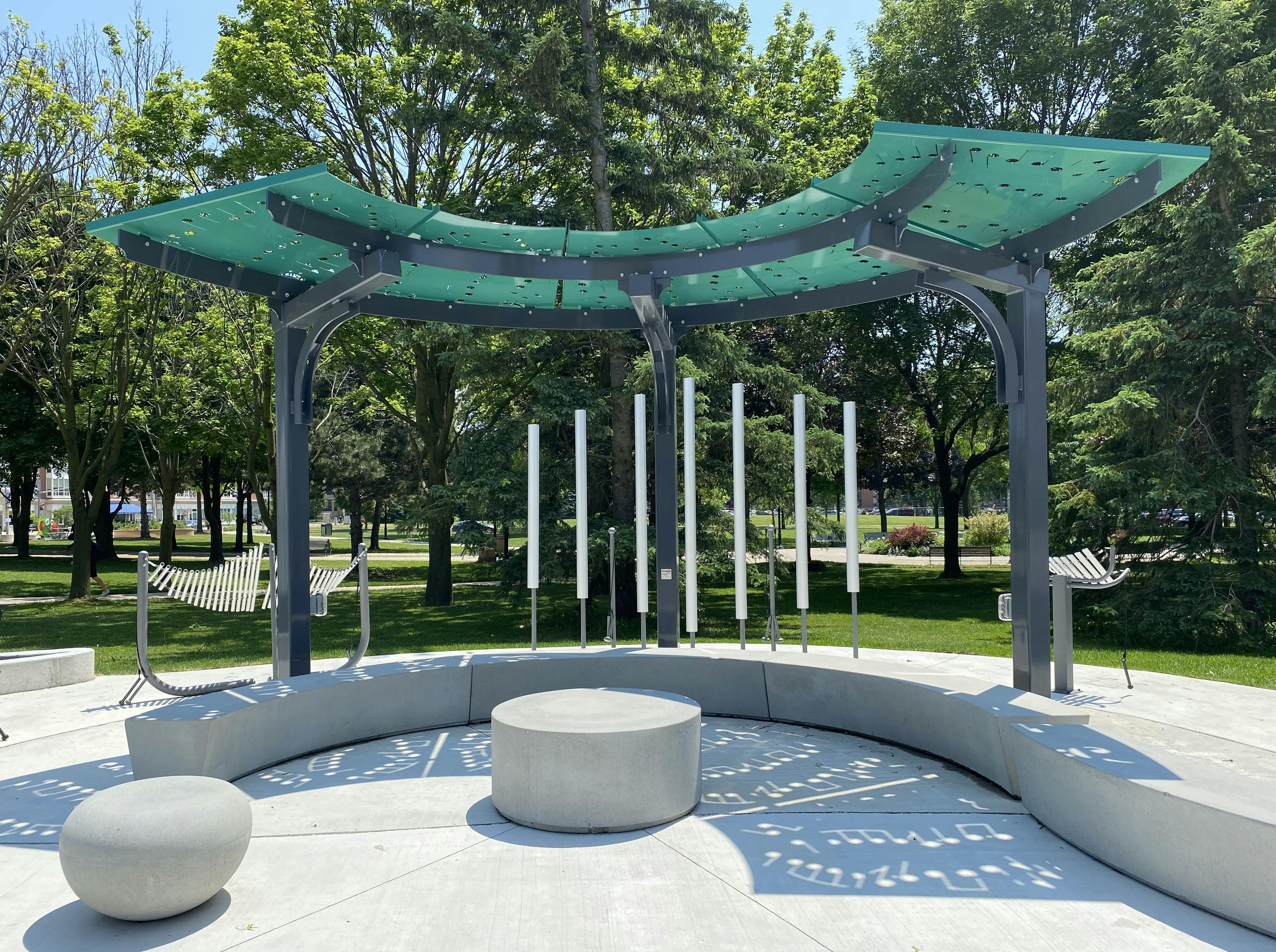 Music Garden Shade Structure - Esplanade Park