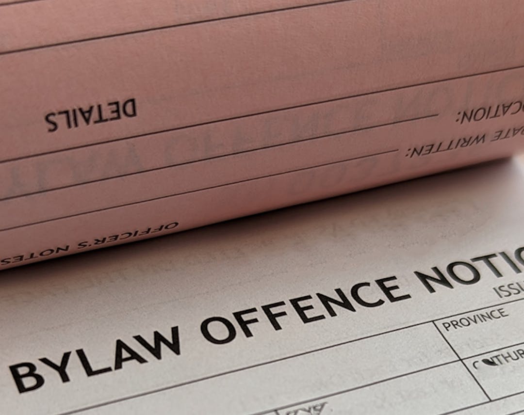 bylaw offence notice