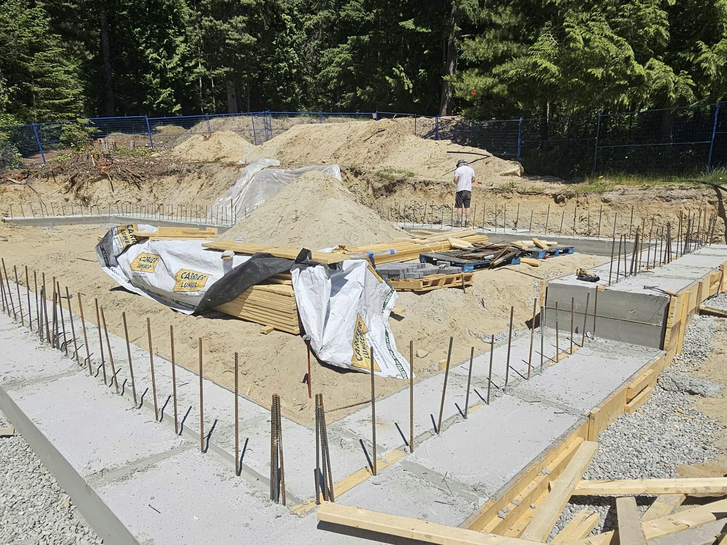 June - Foundation Walls Formed
