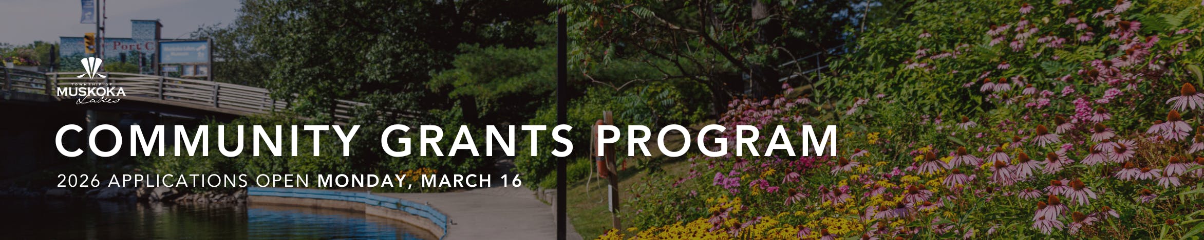 community grants program 2026 applications open monday march 16