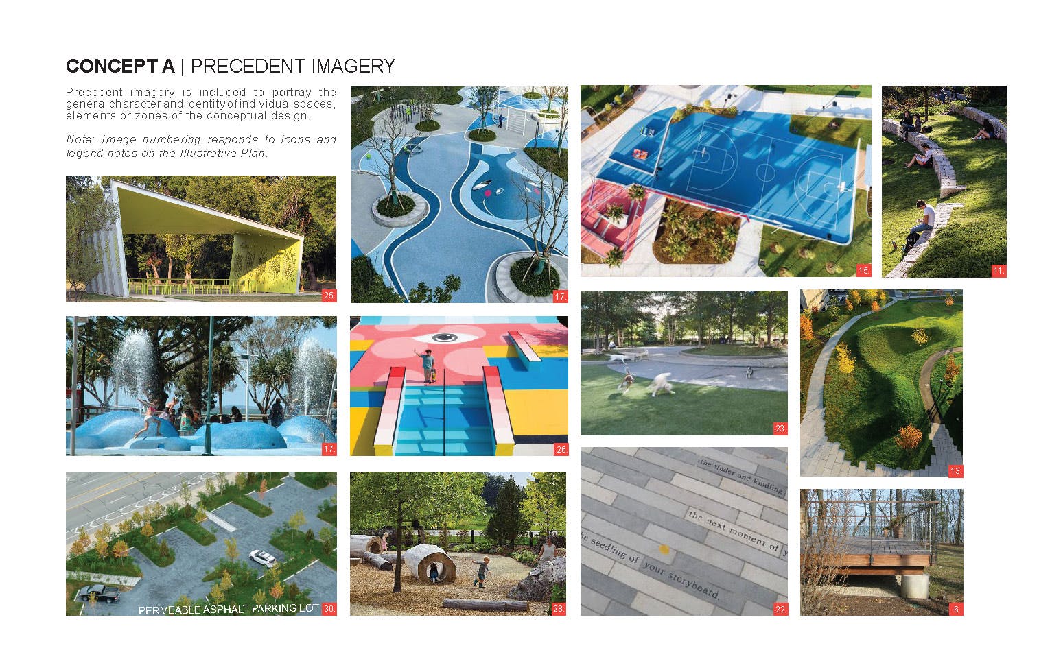 Annieville Lions Park: Concept A - Precedent Imagery