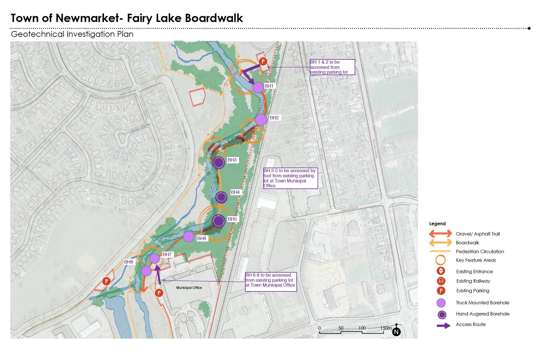 Map of Geotechnical Work on September 29