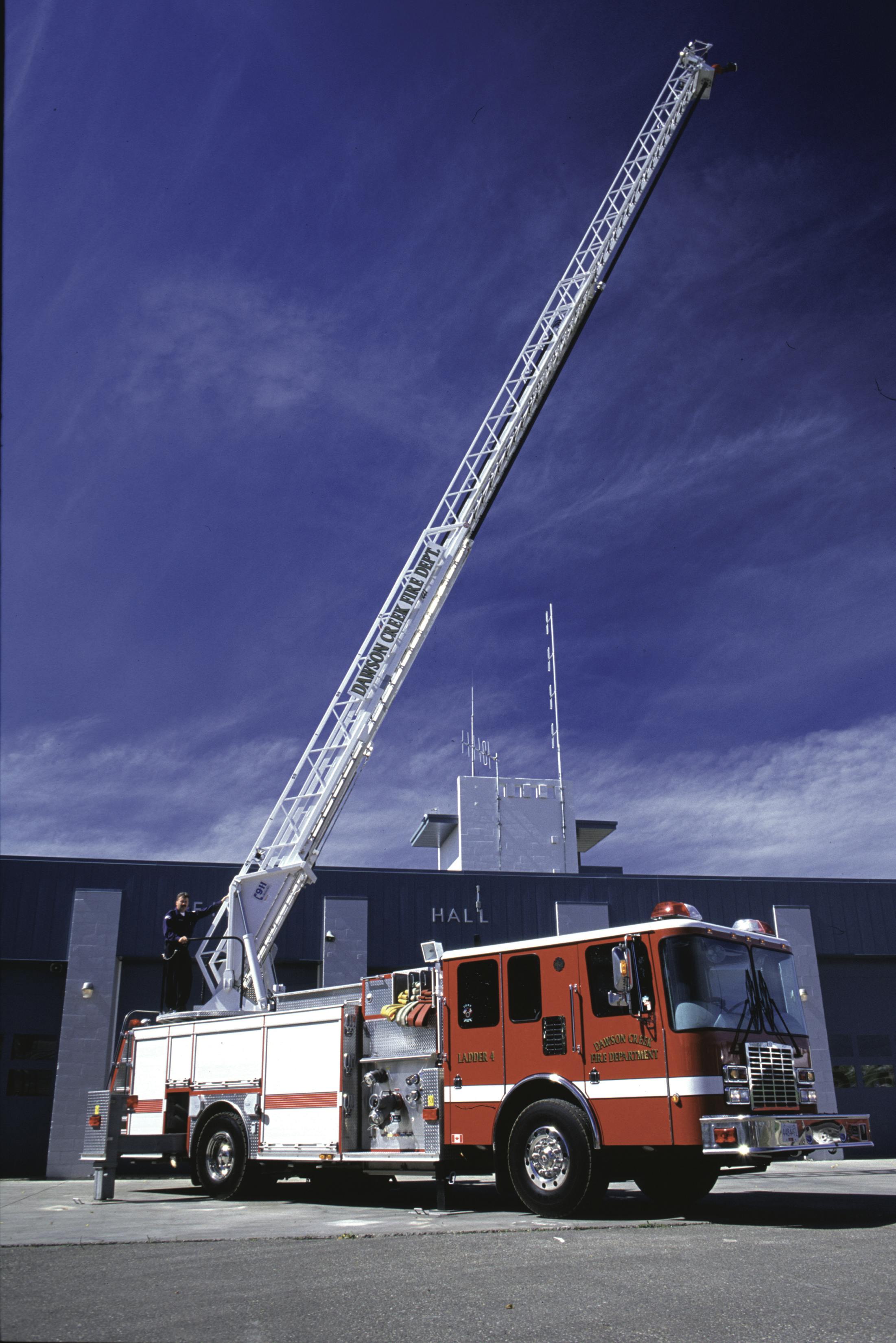 Fire Truck and Ladder