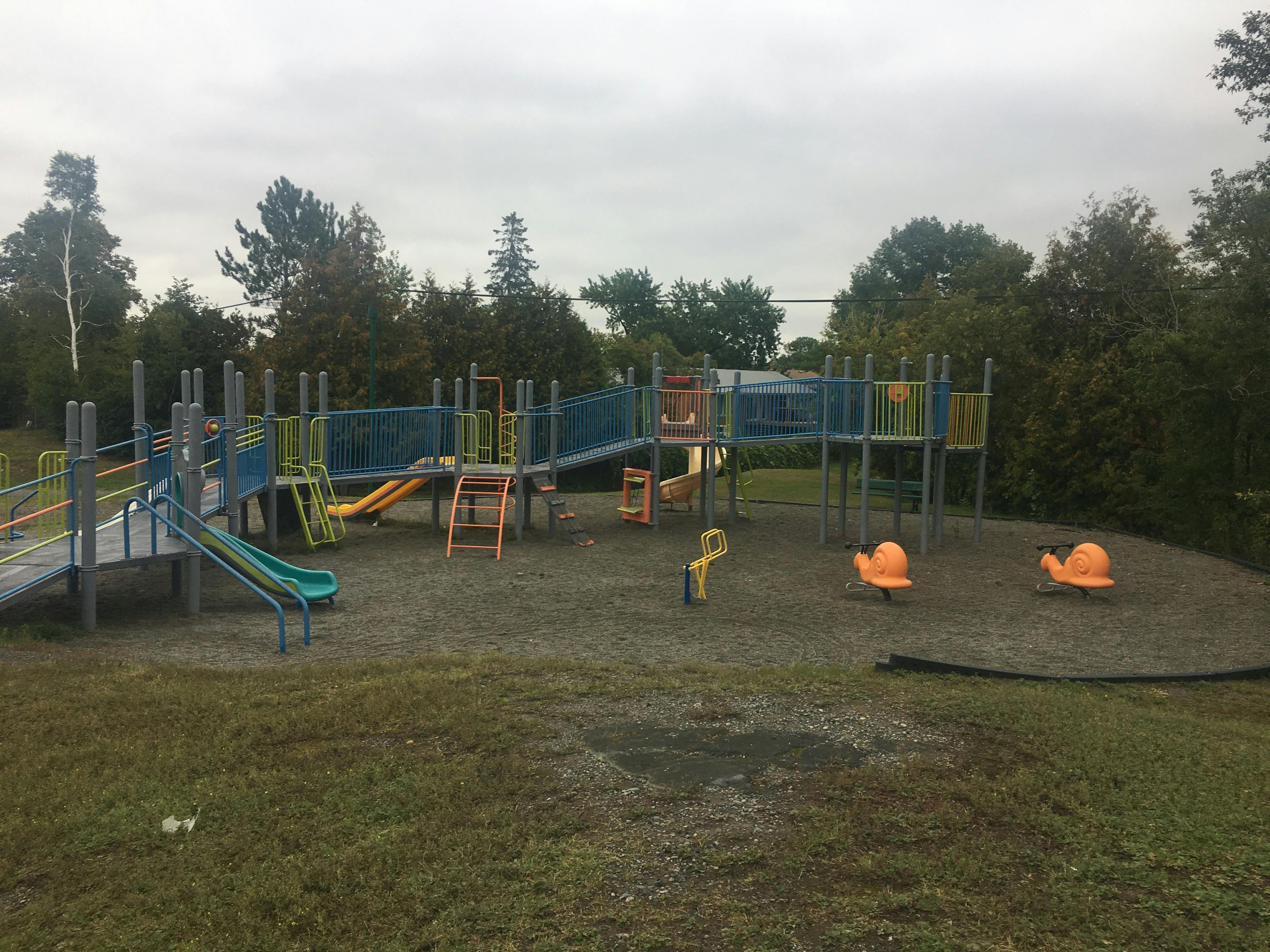 Cedar Park Playground, Sudbury - BEFORE