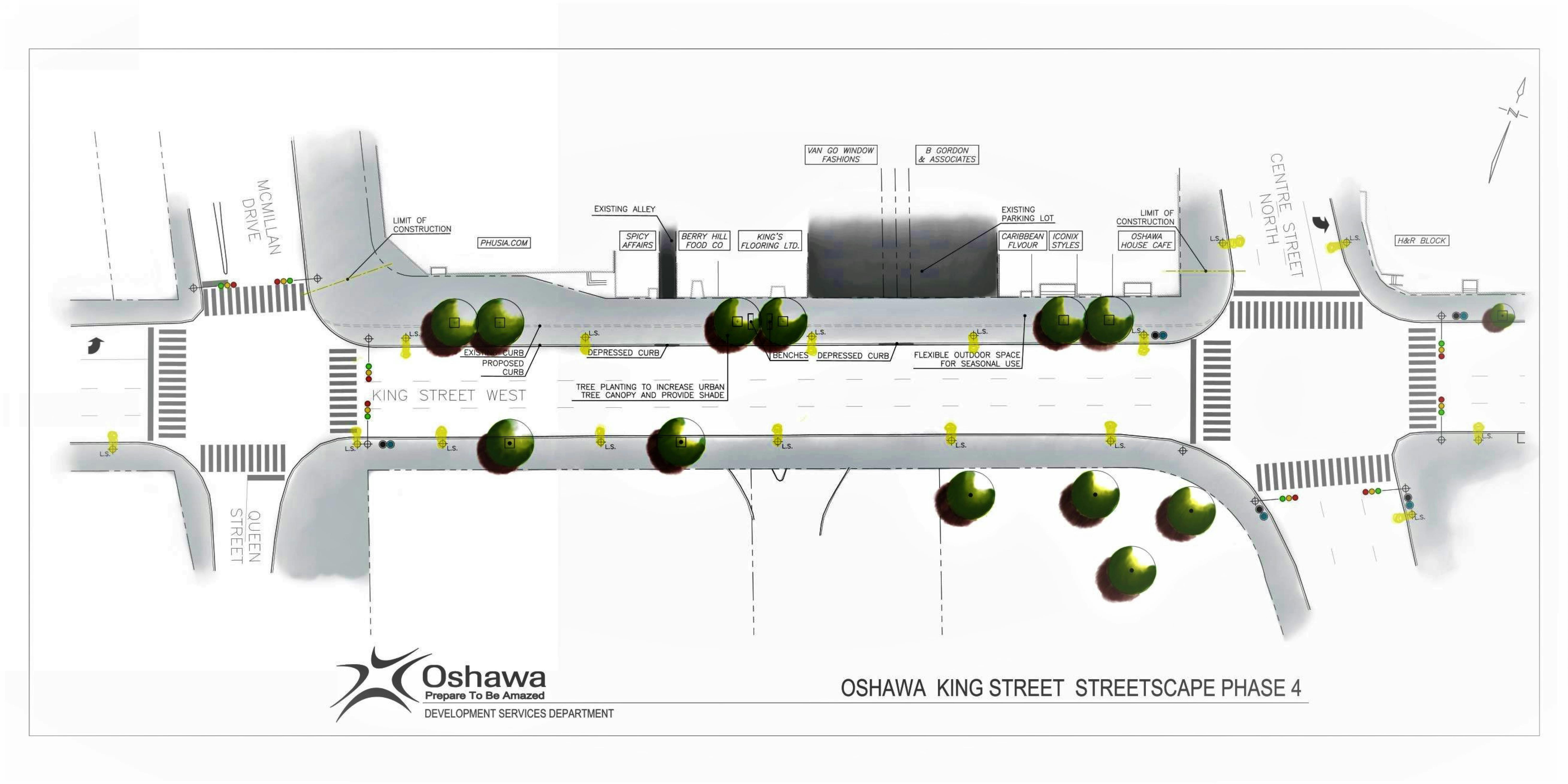 Conceptual Design King Street Streetscape - Phase 4