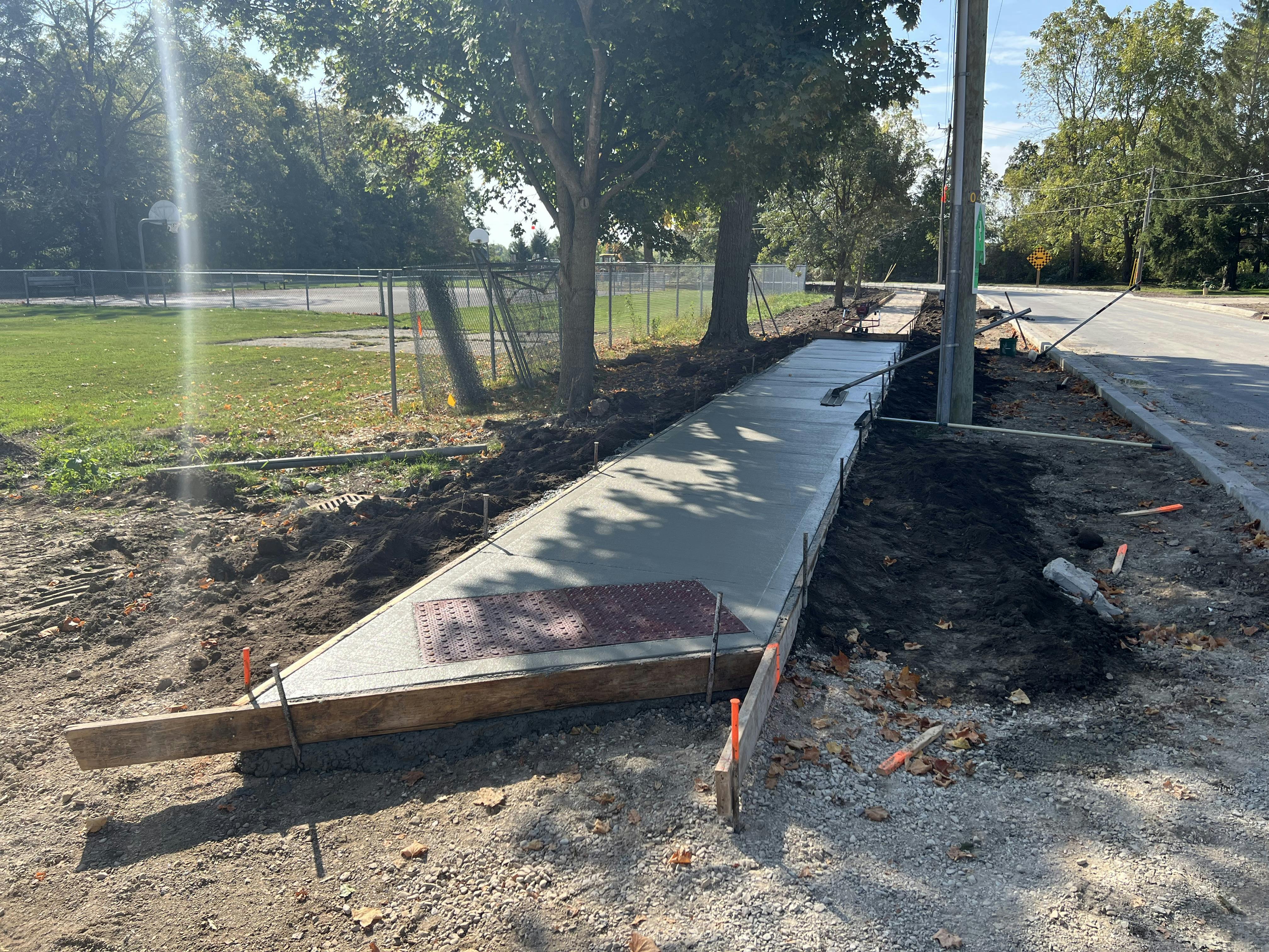 St. George Street Reconstruction Sidewalk Placement