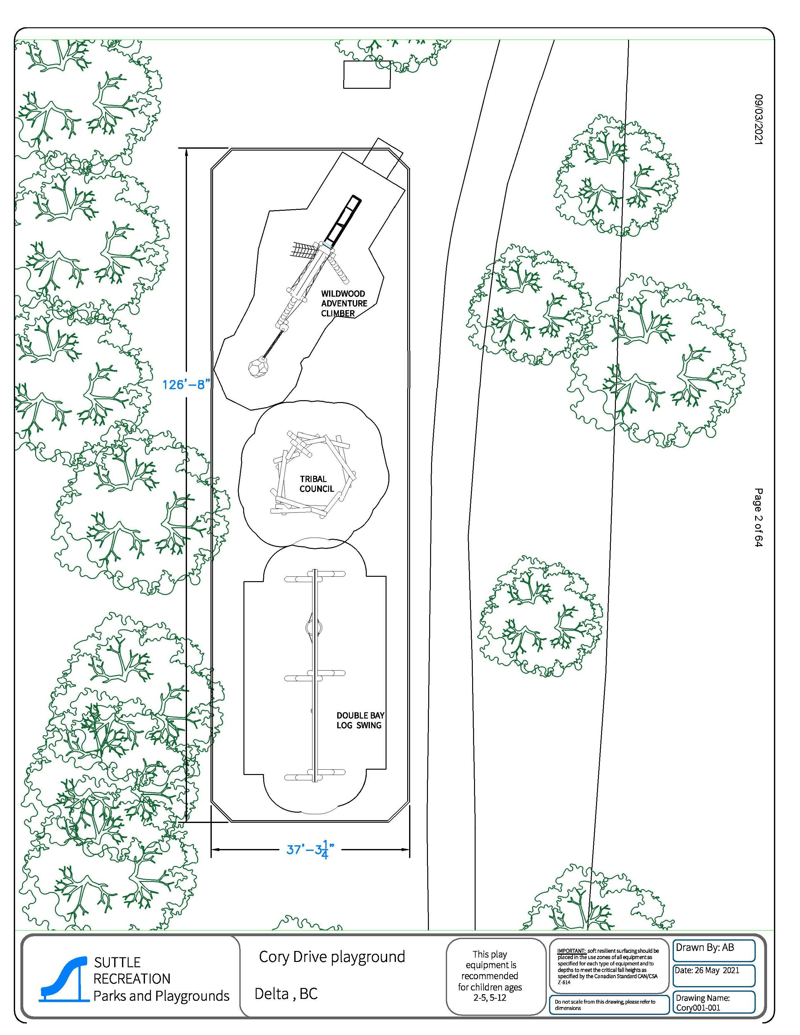 Cory Drive Park - Concept Plan