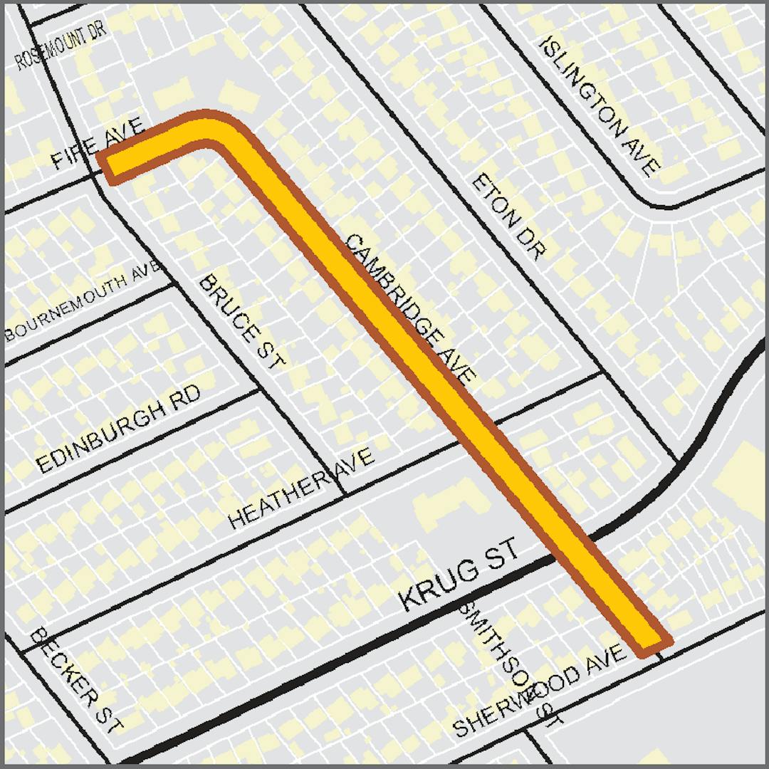 Map of project limits