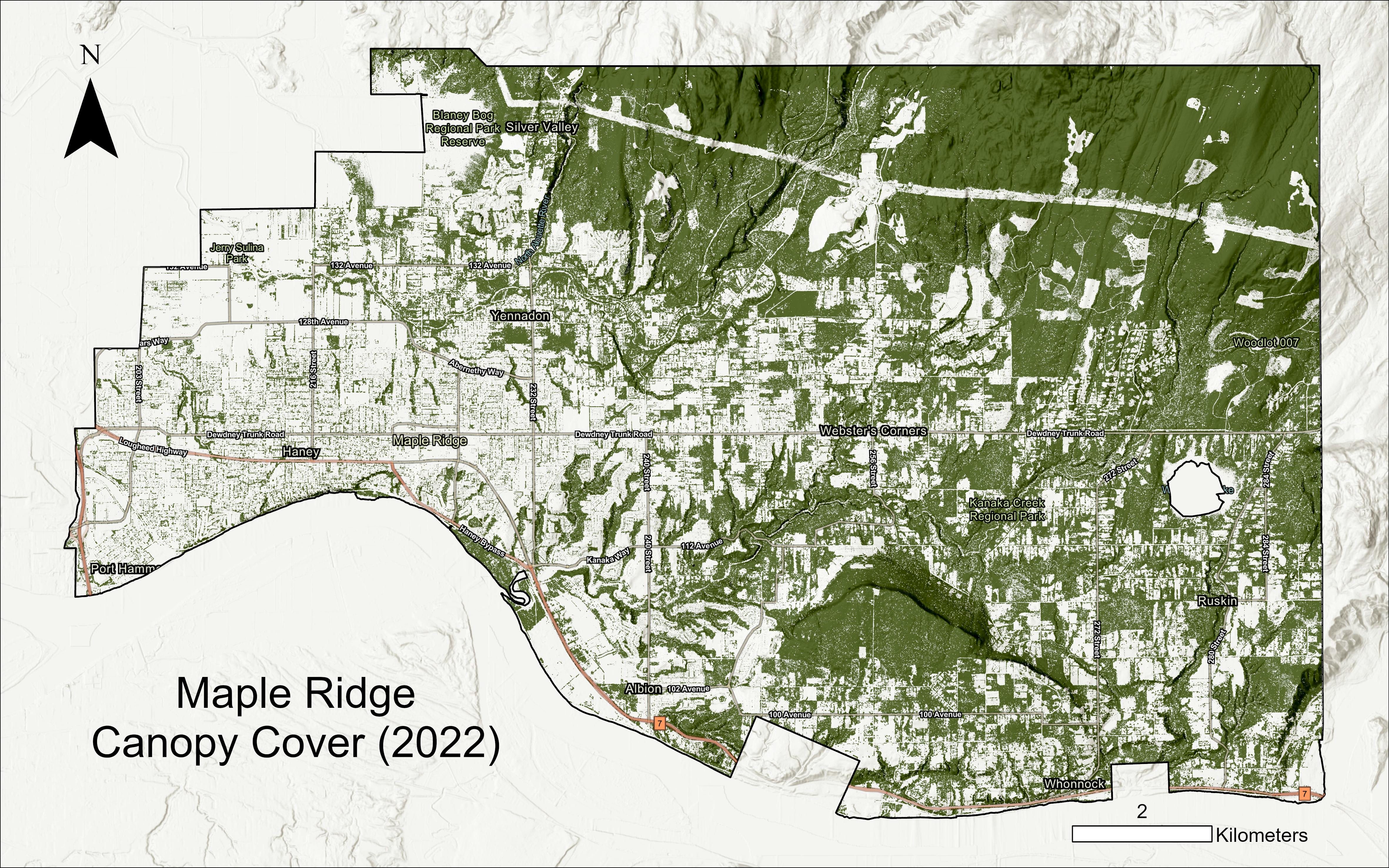 Maple Ridge Canopy Cover (2022)