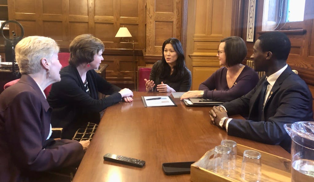 Minister Ma Minister Malcomson MLA Anderson and Chair Perrino- March 4 2025.jpg