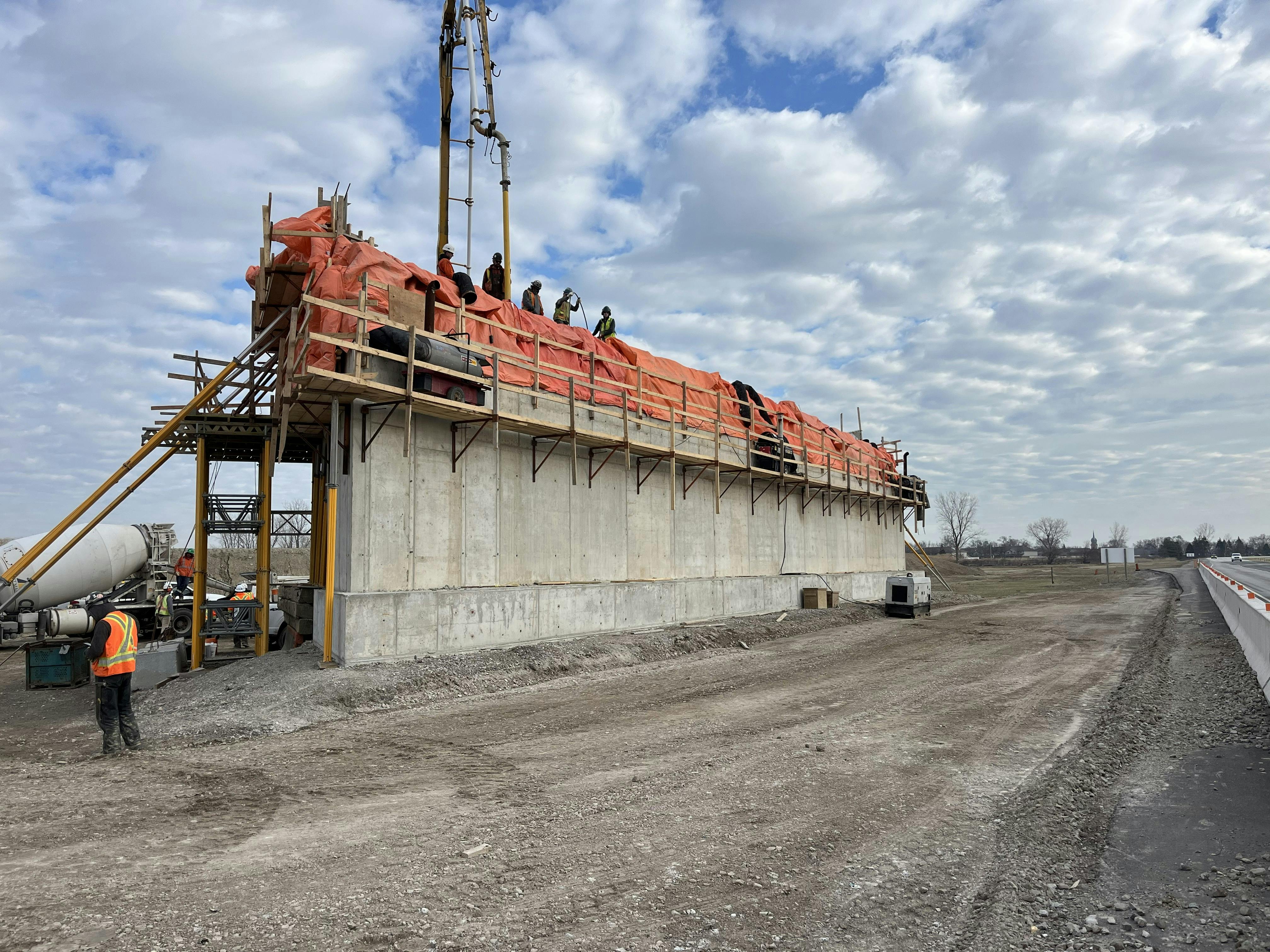 winter protection for North ballast wall - heaters and tarps.jpg