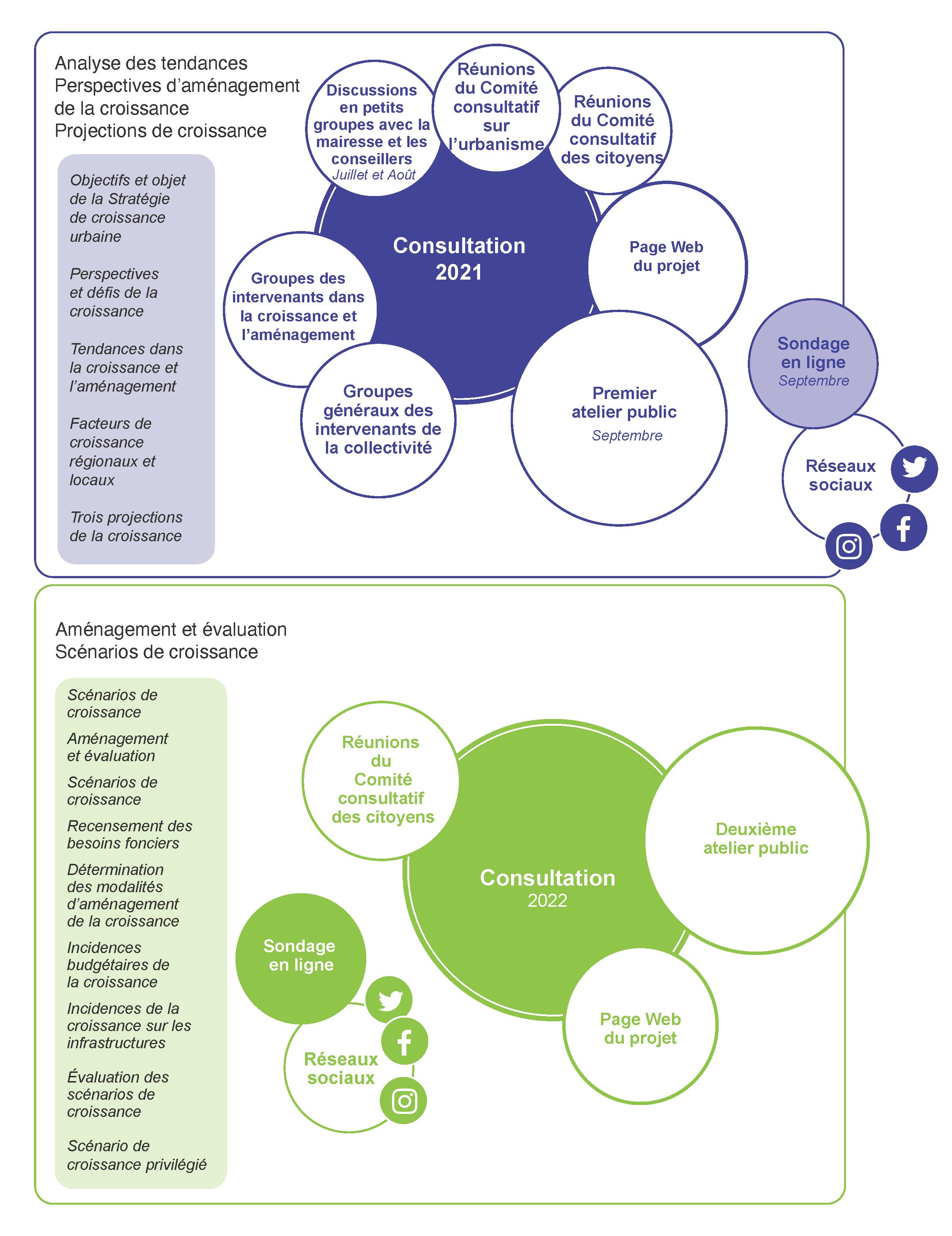 Aperçu du plan de consultation et des activités connexes
