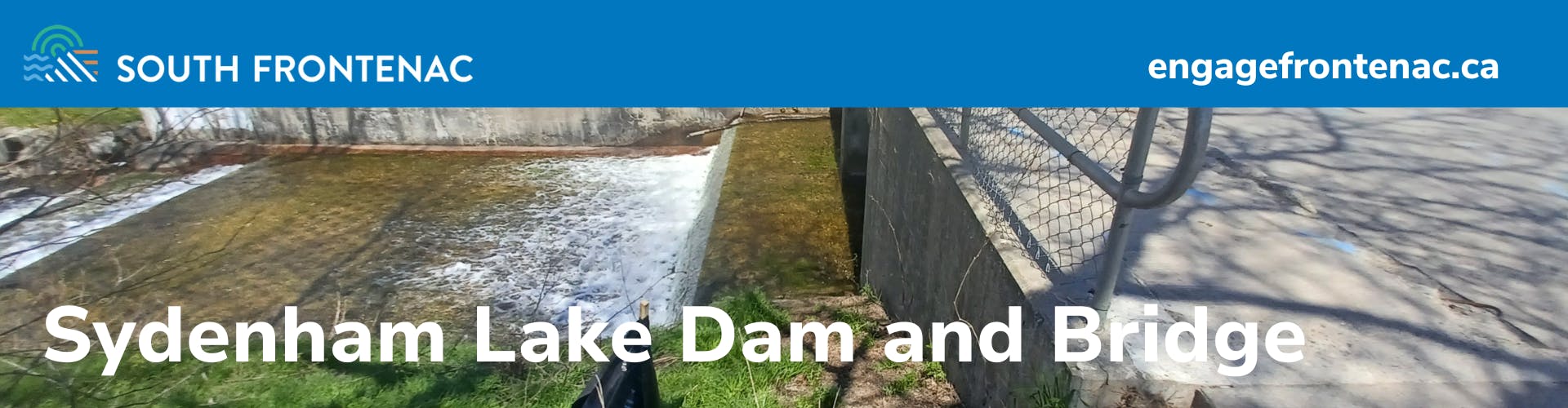 Sydenham Lake dam and bridge