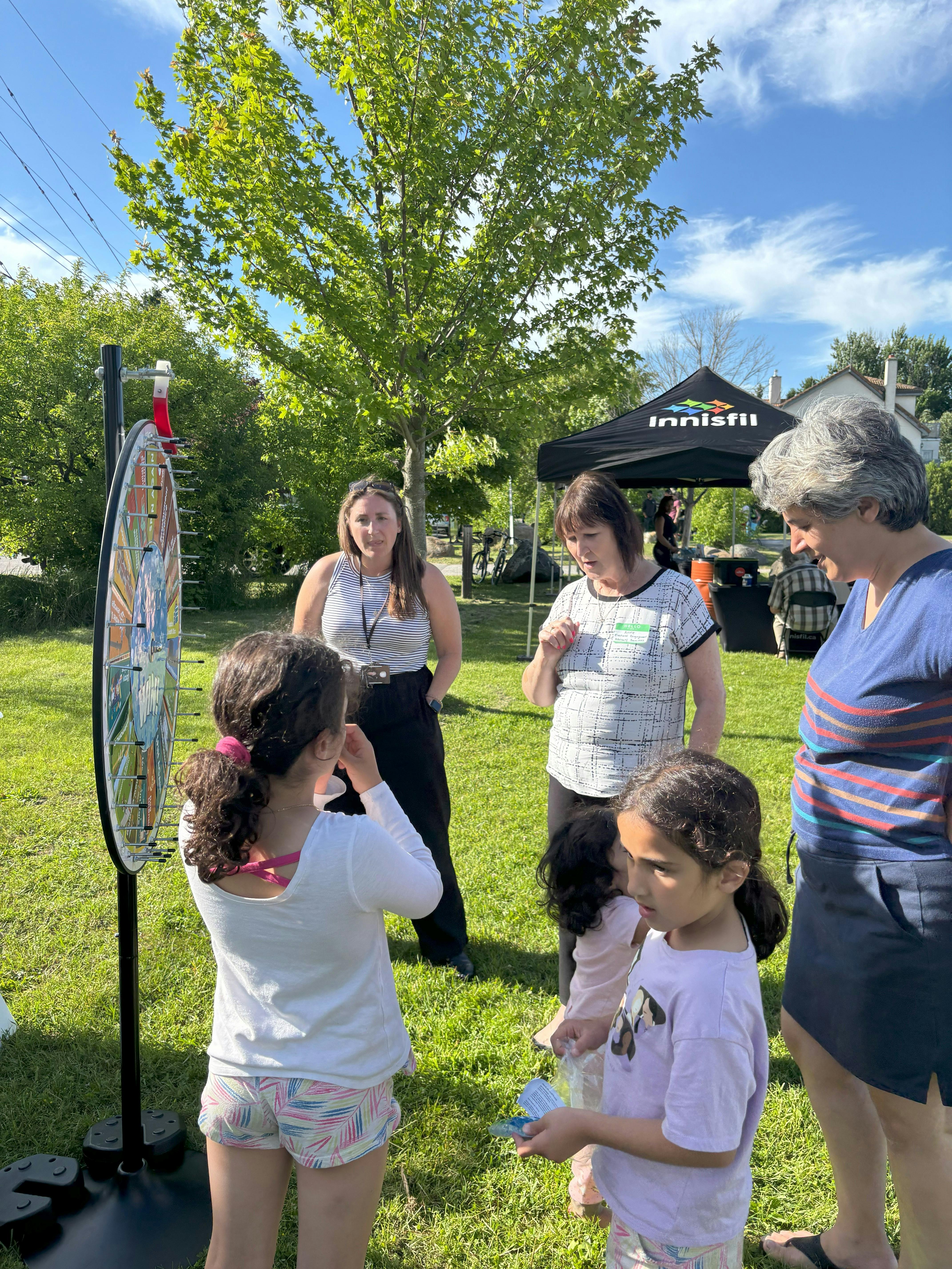 EEAC Committee Members at Neighbourhood Nights at Leonard's Beach