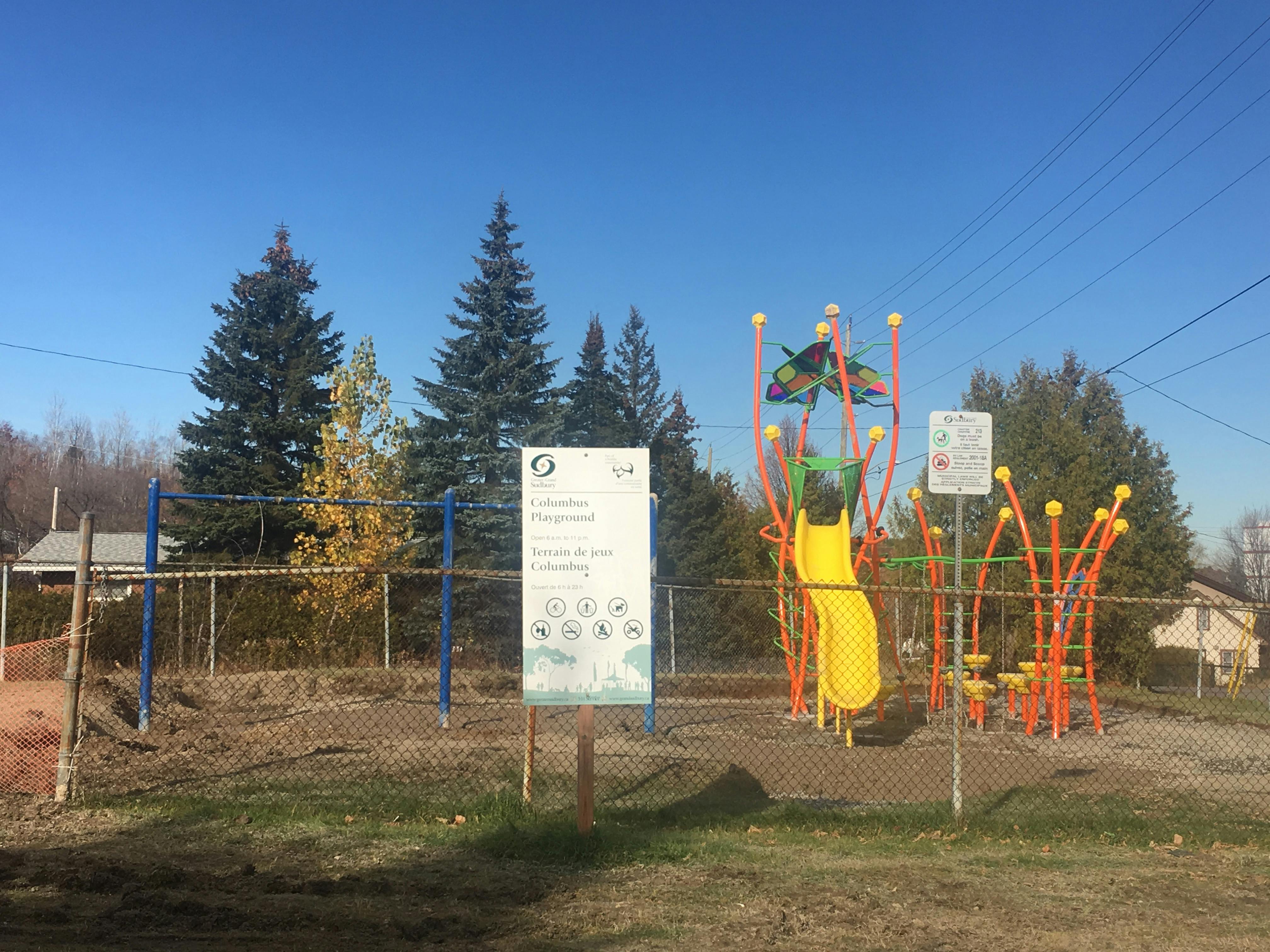 Columbus Playground, Sudbury - AFTER #2