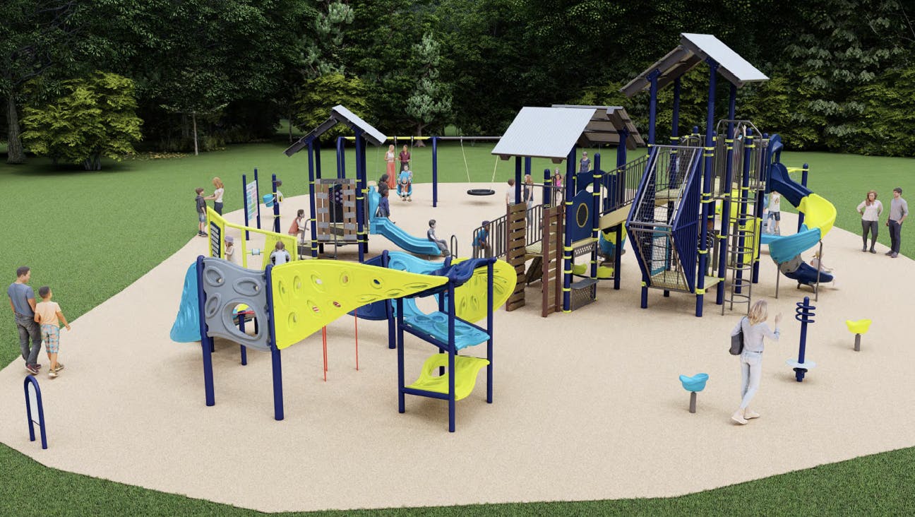Woodland Labyrinth Park Playground - 2